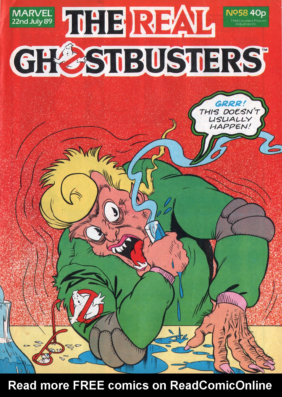 Read online The Real Ghostbusters comic -  Issue #58 - 1