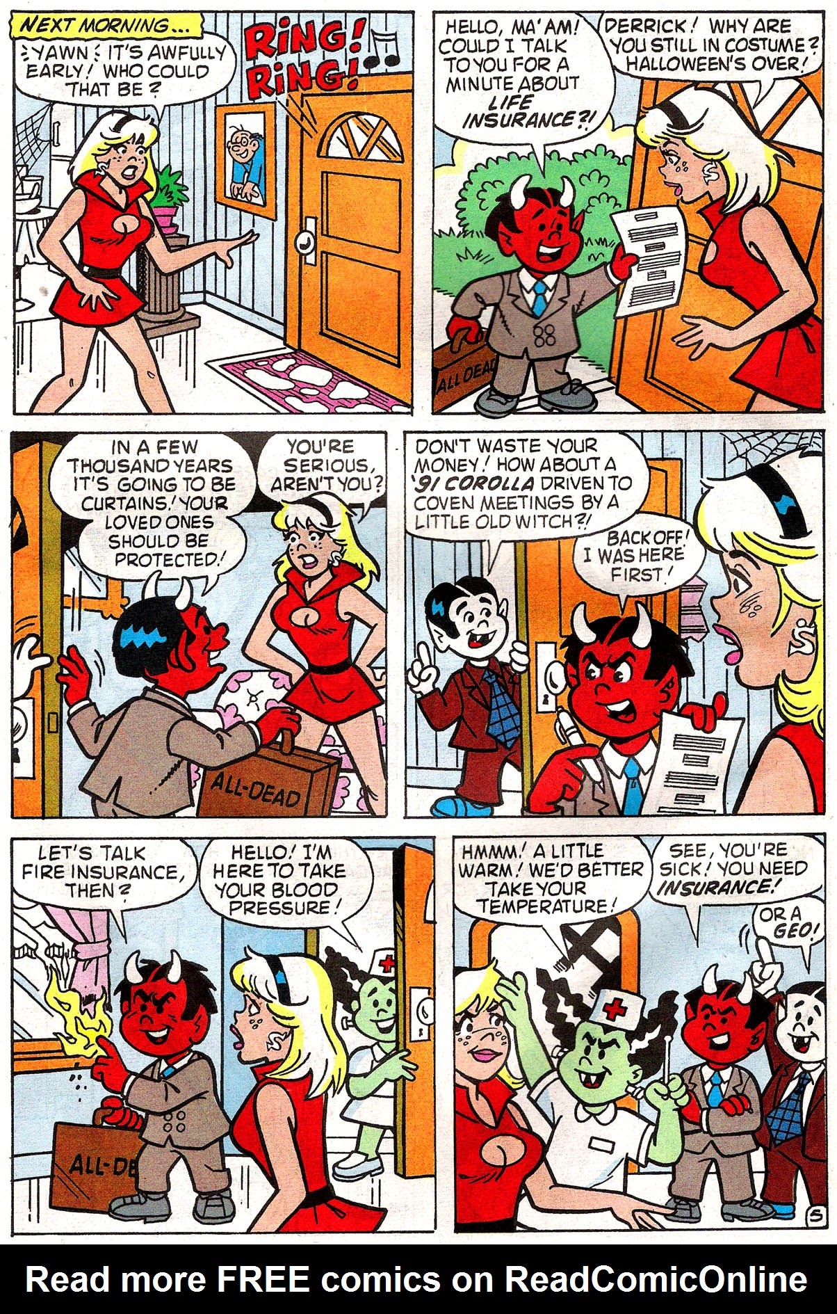 Read online Sabrina's Holiday Spectacular comic -  Issue #1 - 7