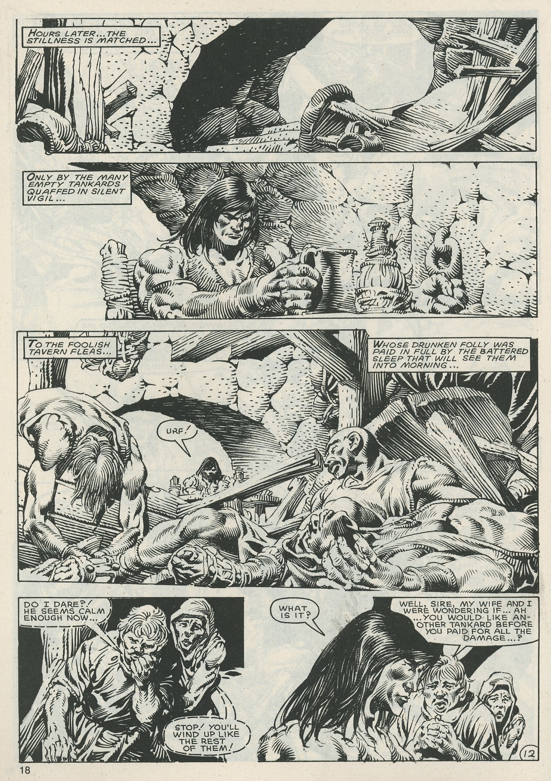Read online The Savage Sword Of Conan comic -  Issue #121 - 18