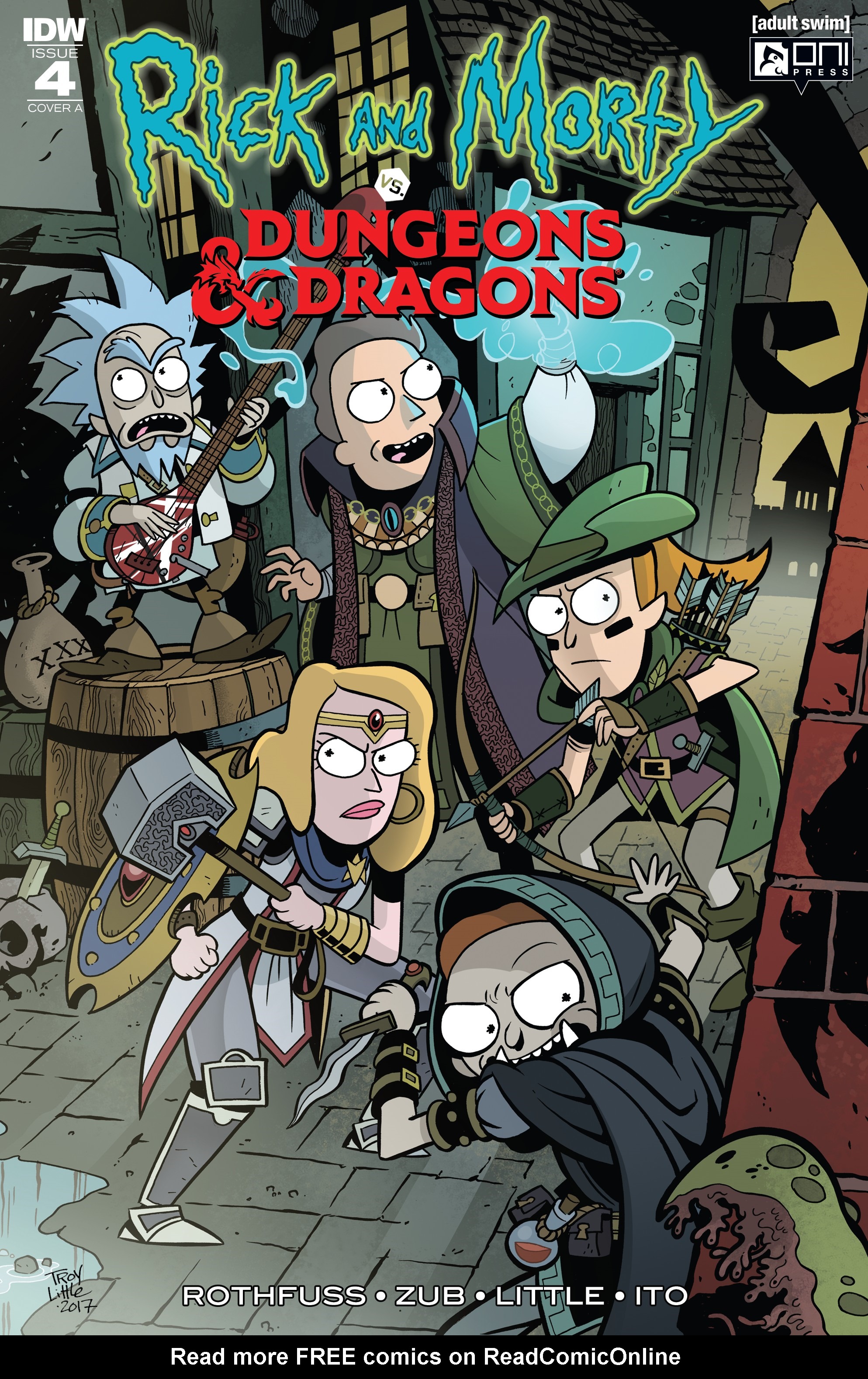 Read online Rick and Morty vs Dungeons & Dragons comic -  Issue #4 - 1