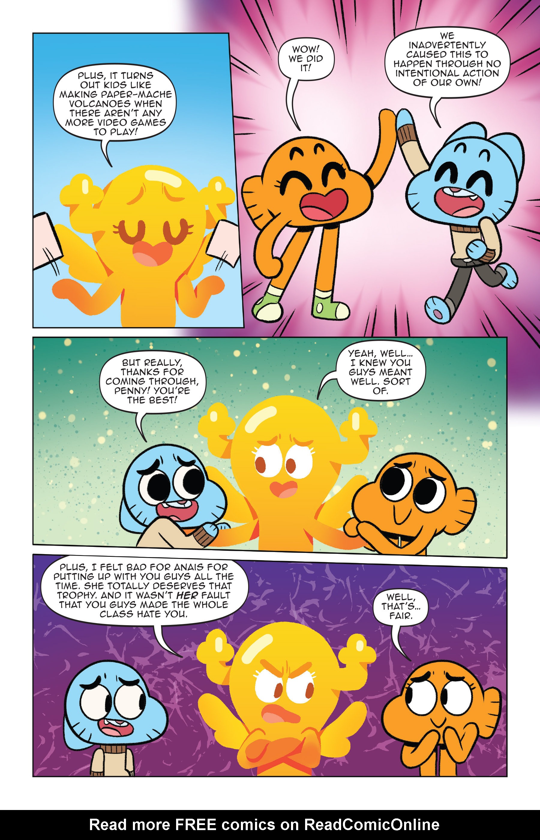 Read online The Amazing World of Gumball: Cheat Code comic -  Issue # Full - 117