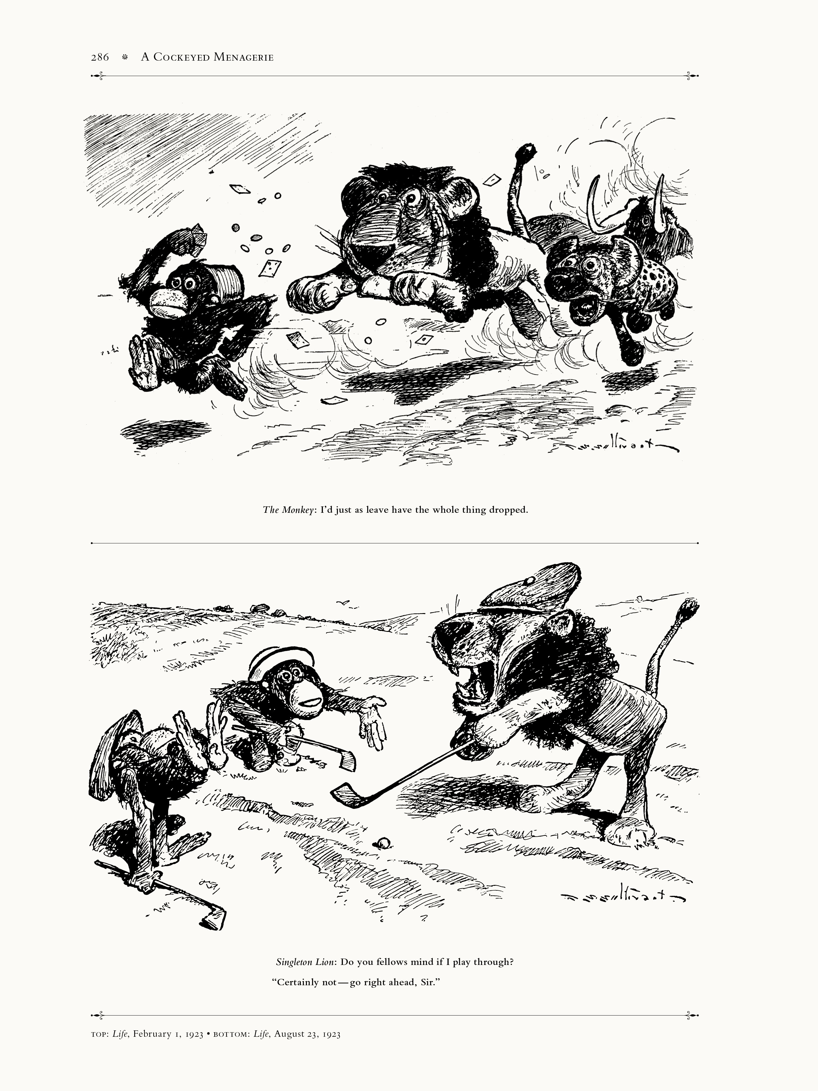 Read online A Cockeyed Menagerie: The Drawings of T.S. Sullivant comic -  Issue # TPB (Part 3) - 93