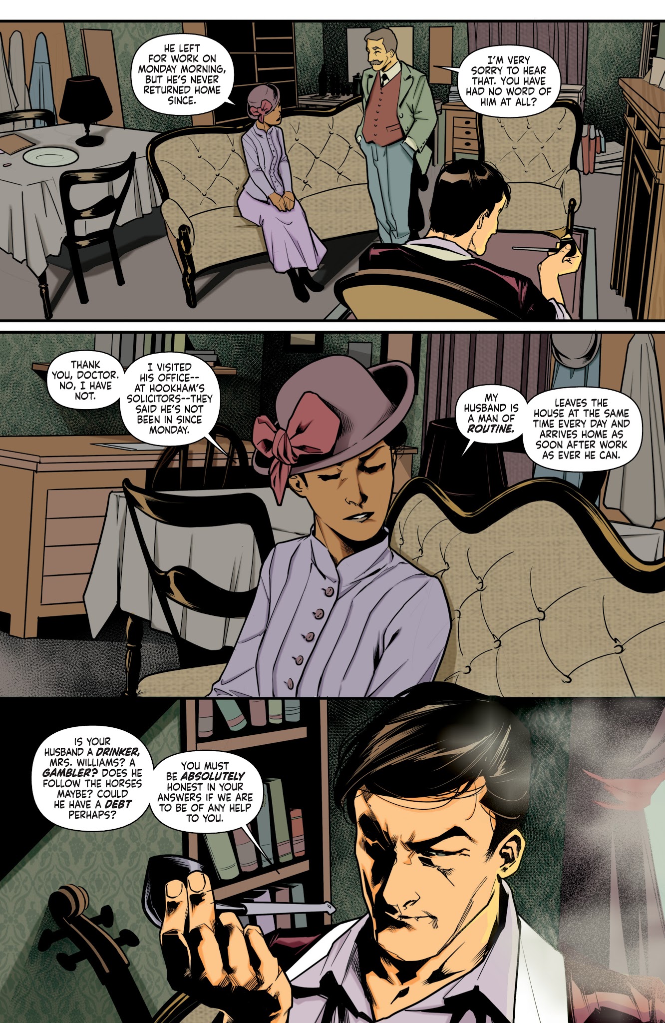 Read online Sherlock Holmes: The Vanishing Man comic -  Issue #1 - 11