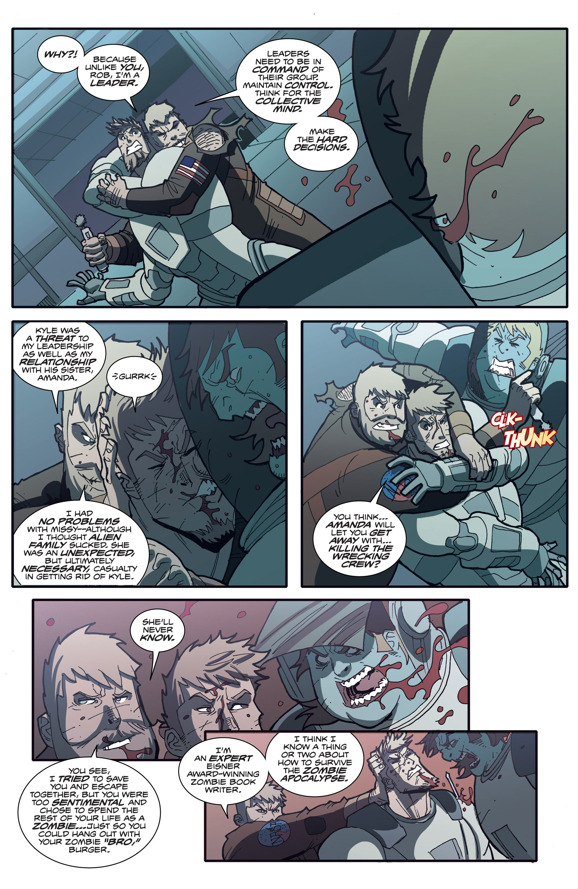 Read online Fanboys vs. Zombies comic -  Issue #16 - 19