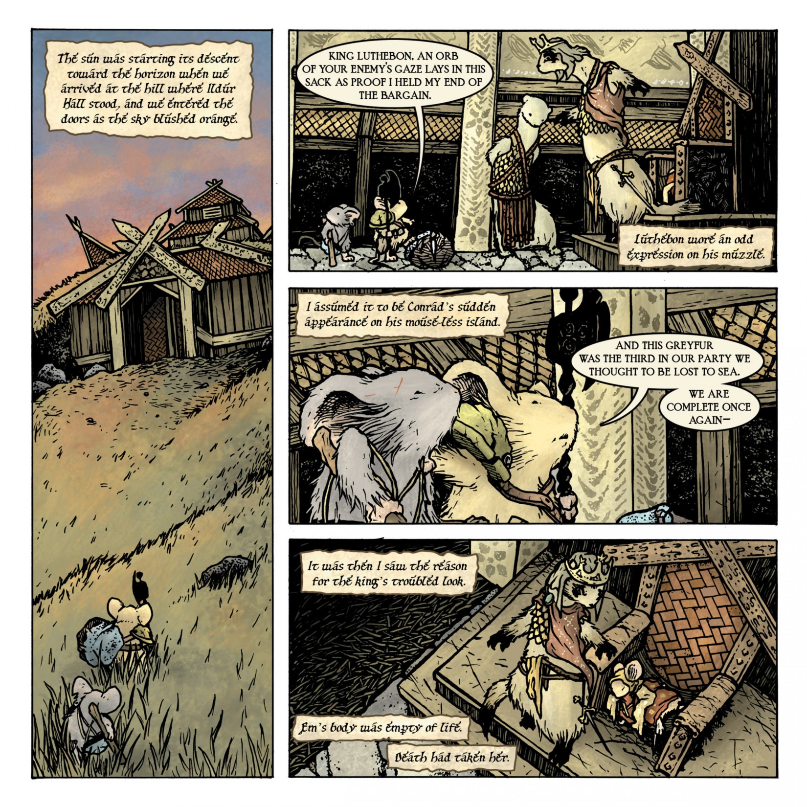 Read online Mouse Guard: The Black Axe comic -  Issue #4 - 25