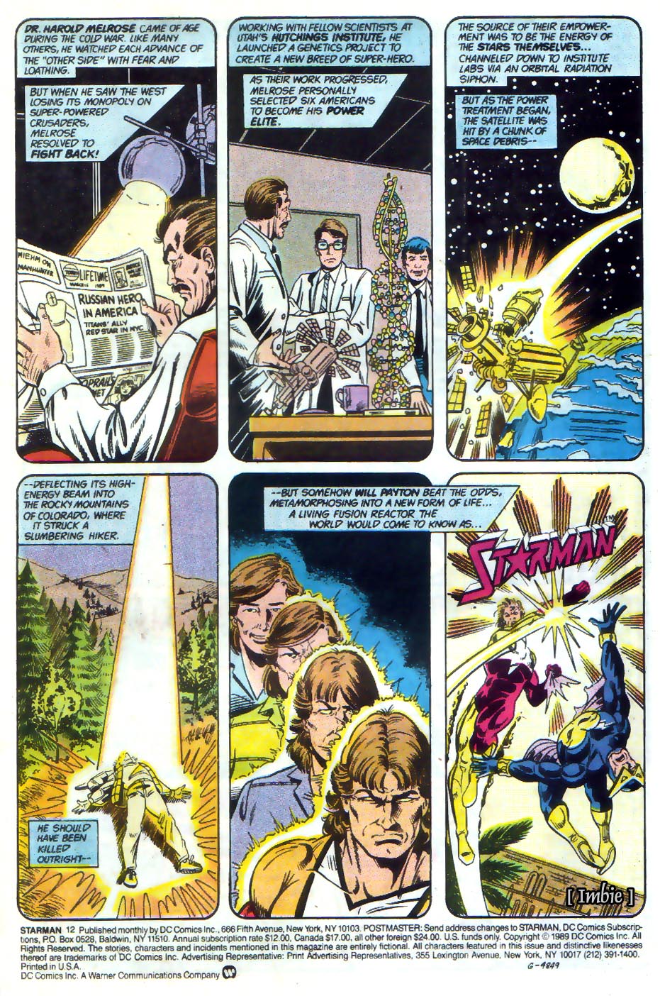 Read online Starman (1988) comic -  Issue #12 - 2