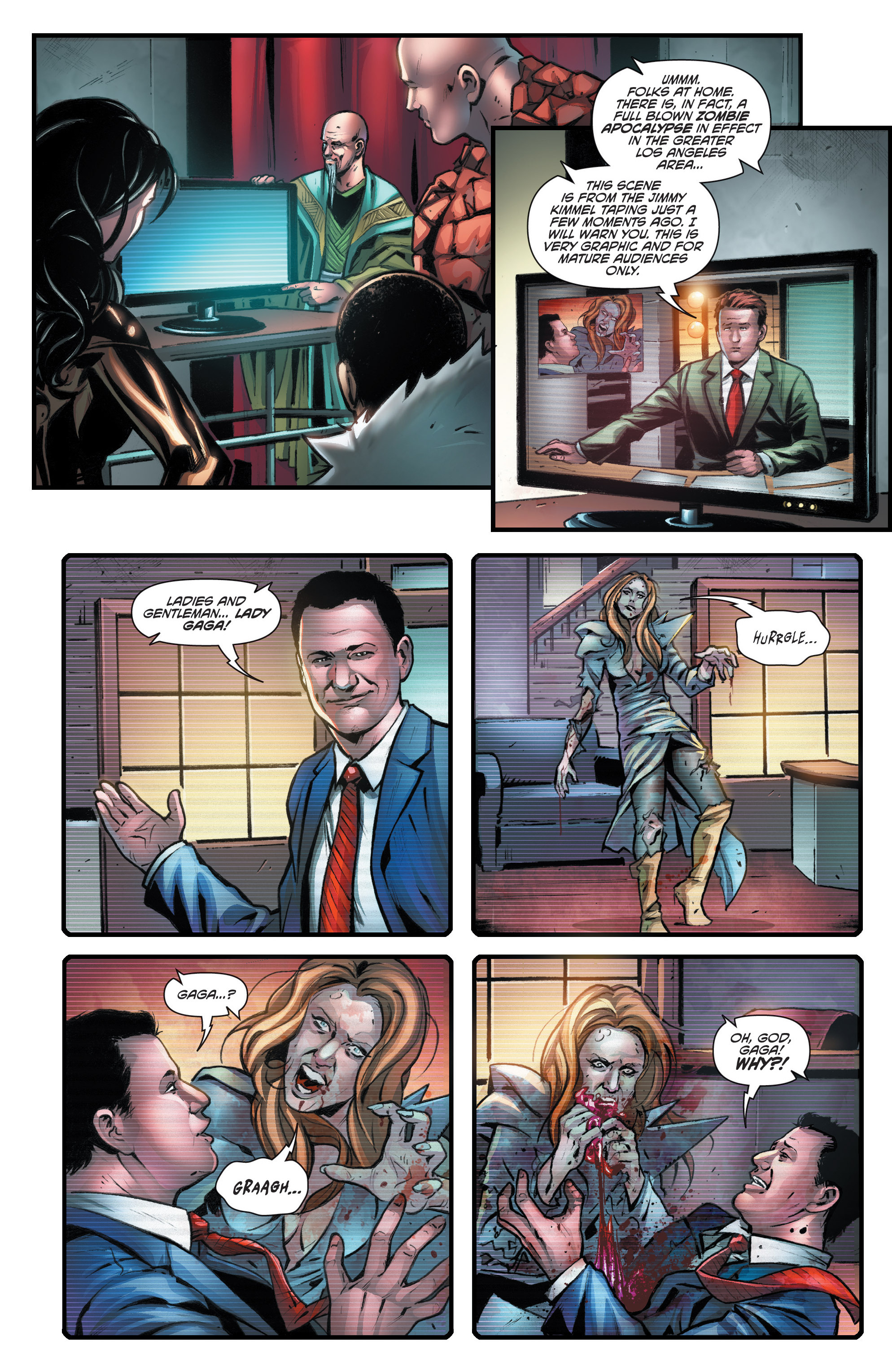 Read online Hollywood Zombie Apocalypse comic -  Issue #1 - 38
