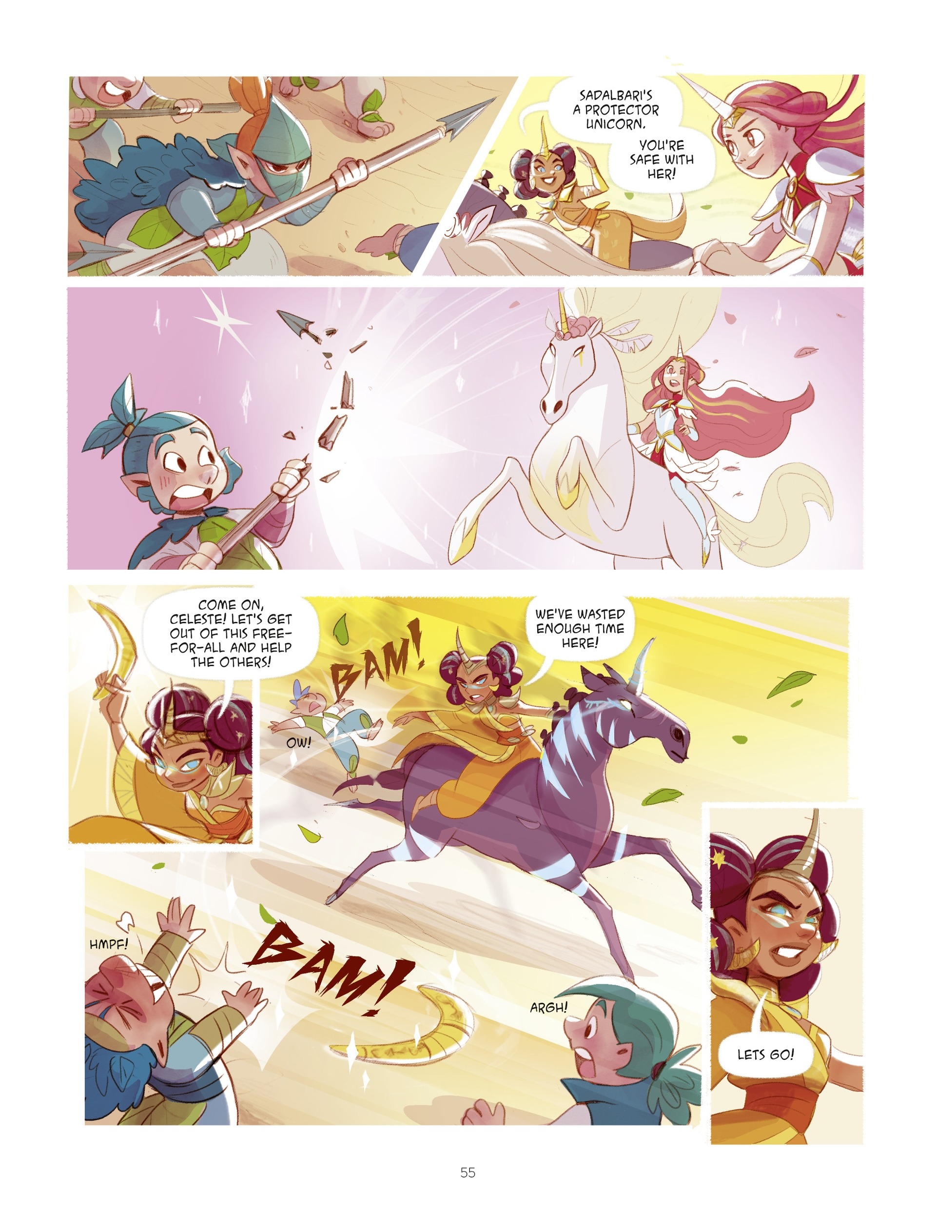 Read online The Unicorn Legacy: Call of the Goddess comic -  Issue # TPB - 54