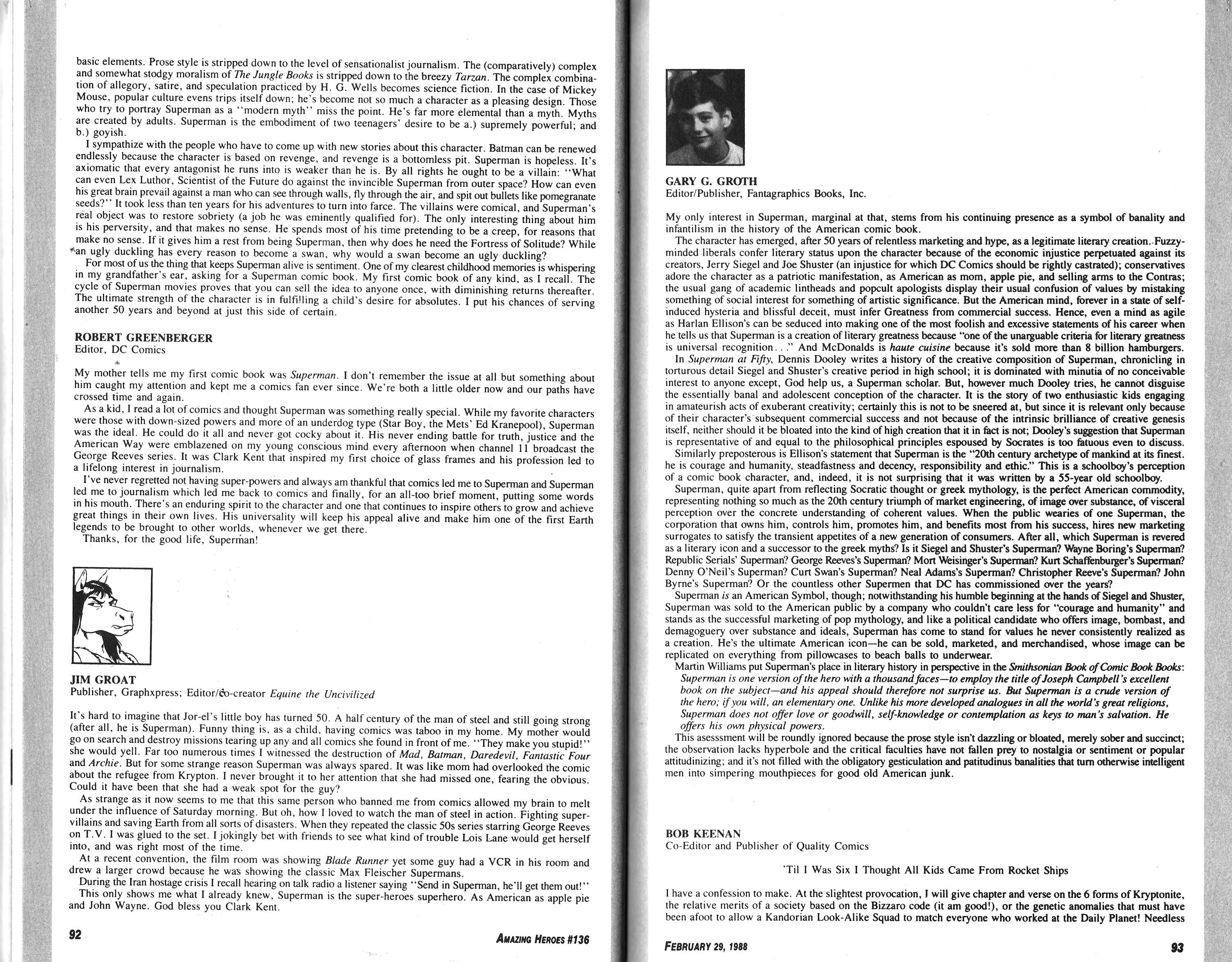 Read online Amazing Heroes comic -  Issue #136 - 47