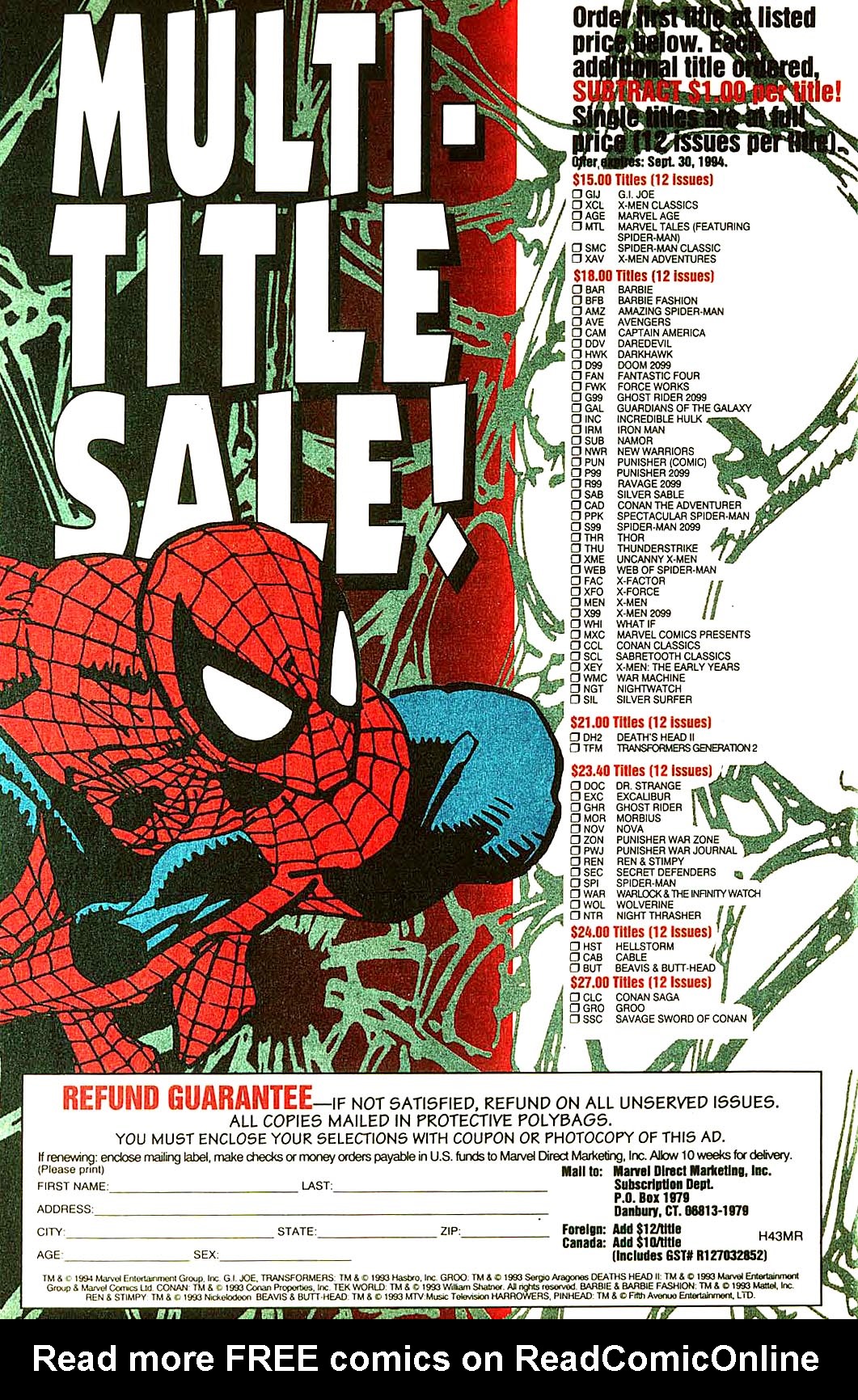 Read online Cable (1993) comic -  Issue #12 - 31