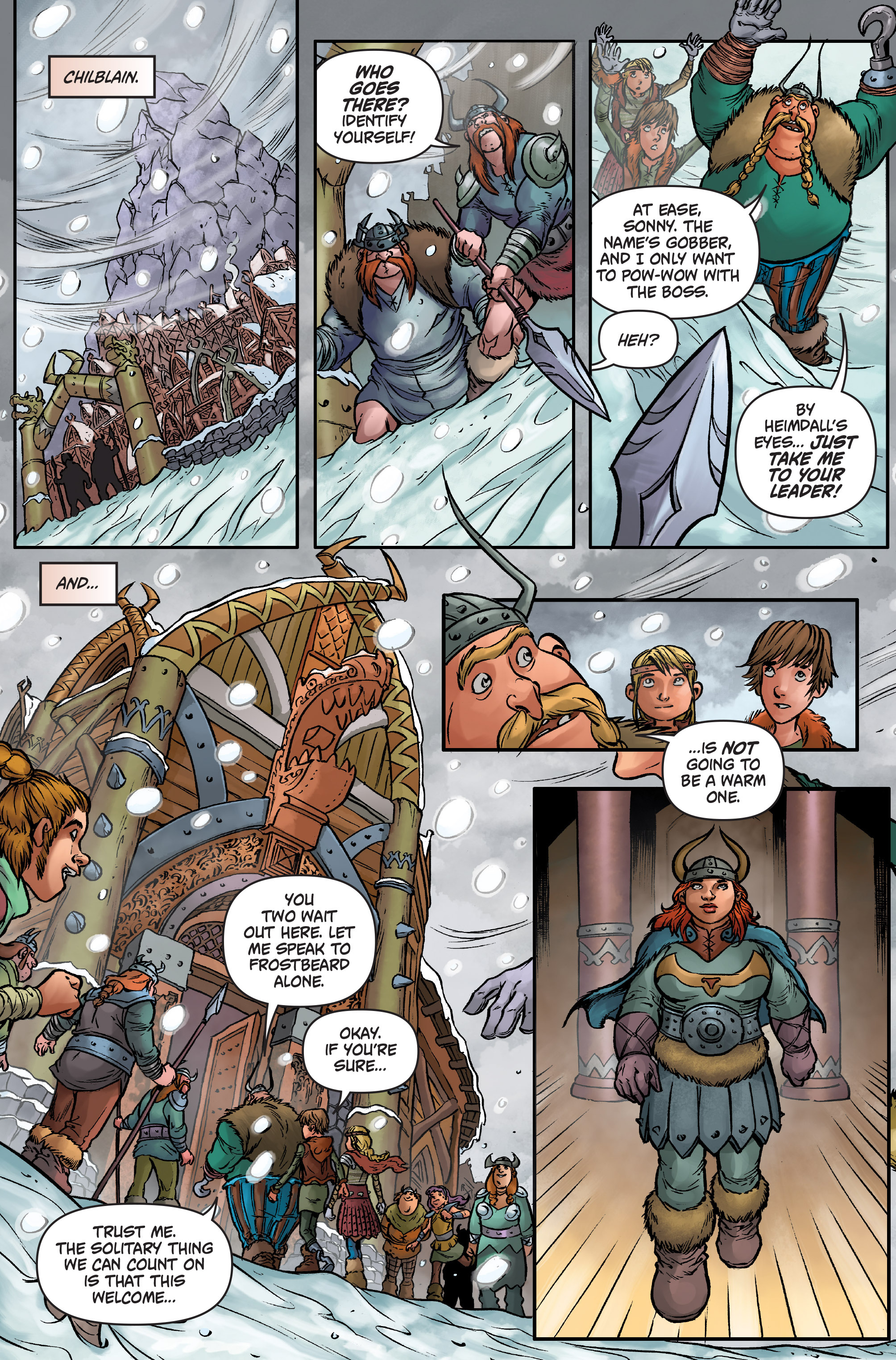 Read online DreamWorks Dragons: Defenders of Berk Collection: Fire & Ice comic -  Issue # TPB - 76
