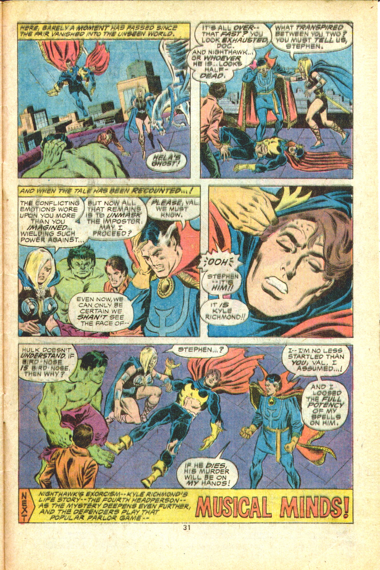 The Defenders (1972) Issue #31 #32 - English 19