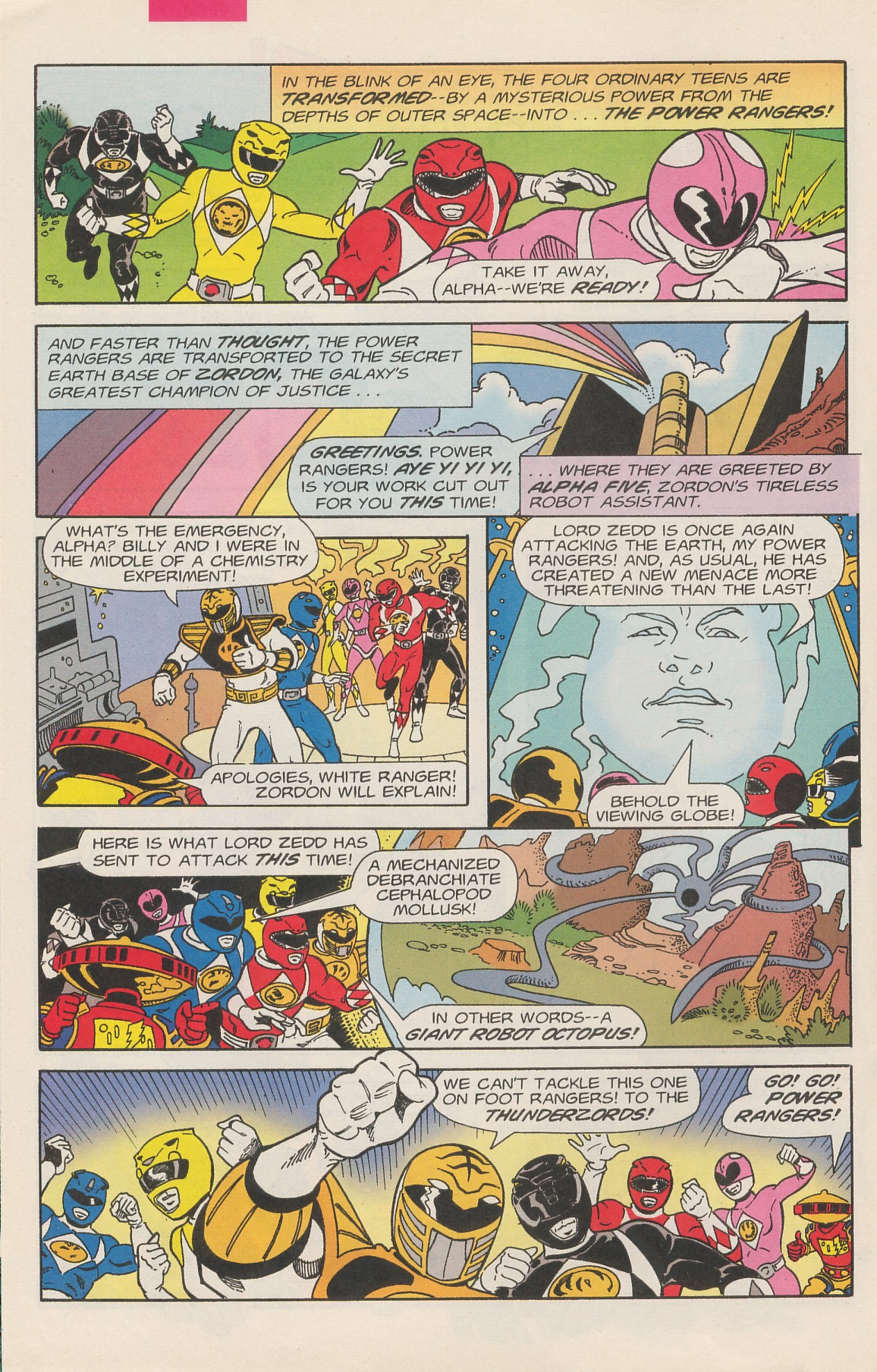 Read online Saban's Mighty Morphin Power Rangers (1995) comic -  Issue #2 - 6