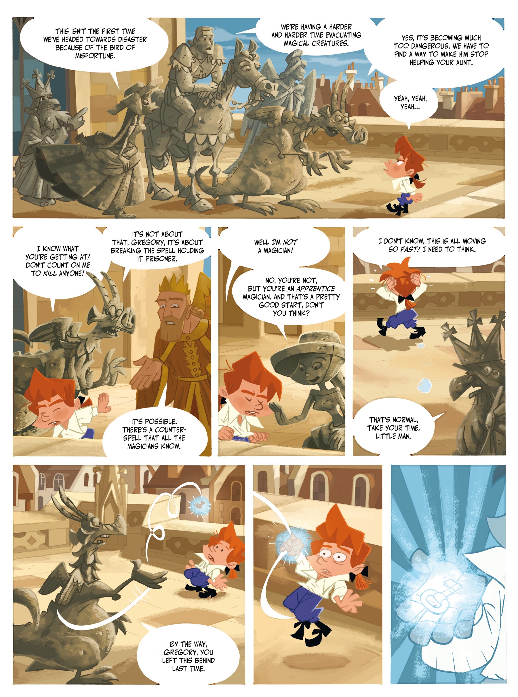 Read online Gregory and the Gargoyles comic -  Issue #3 - 22