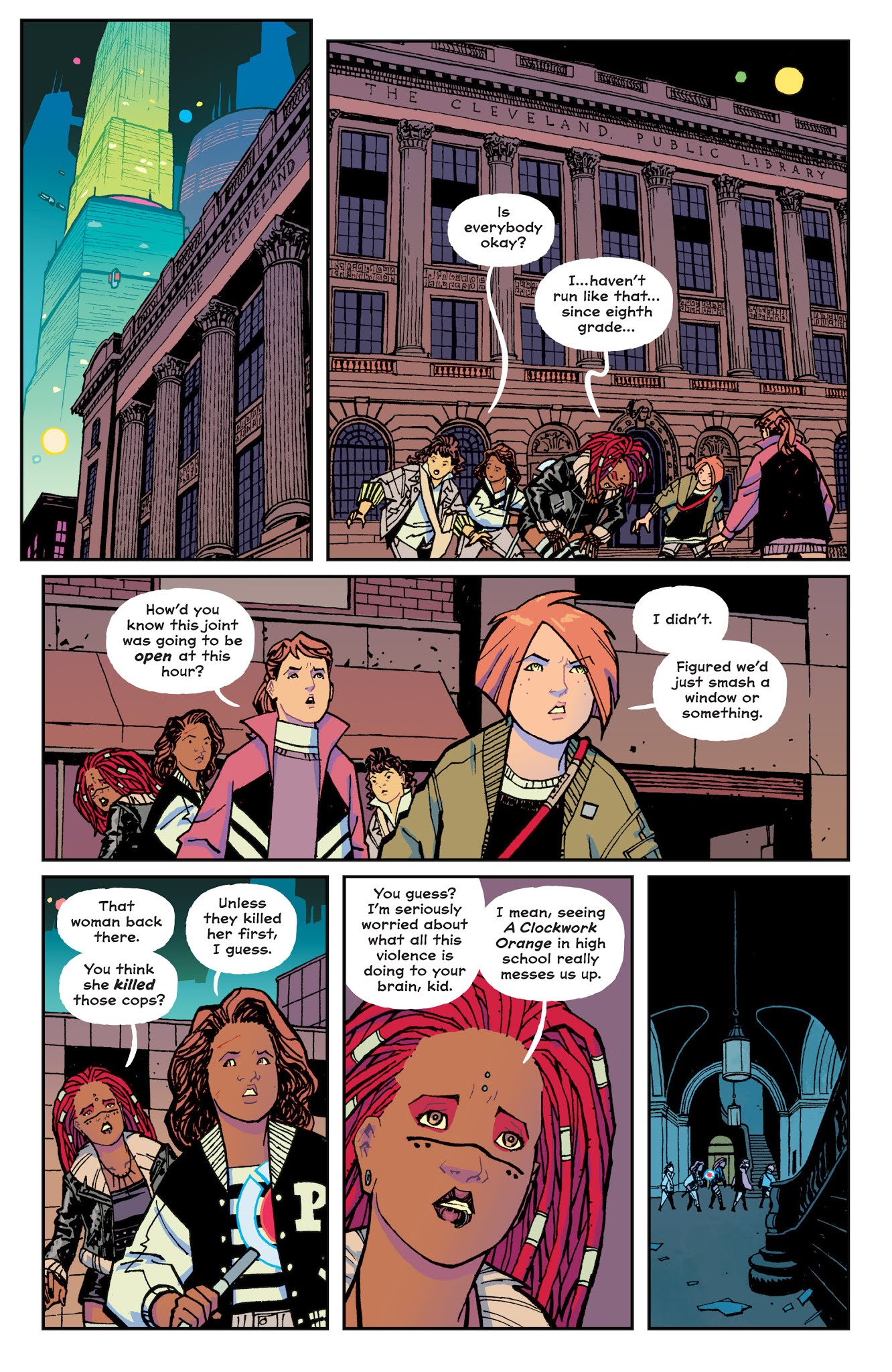 Read online Paper Girls comic -  Issue #21 - 22