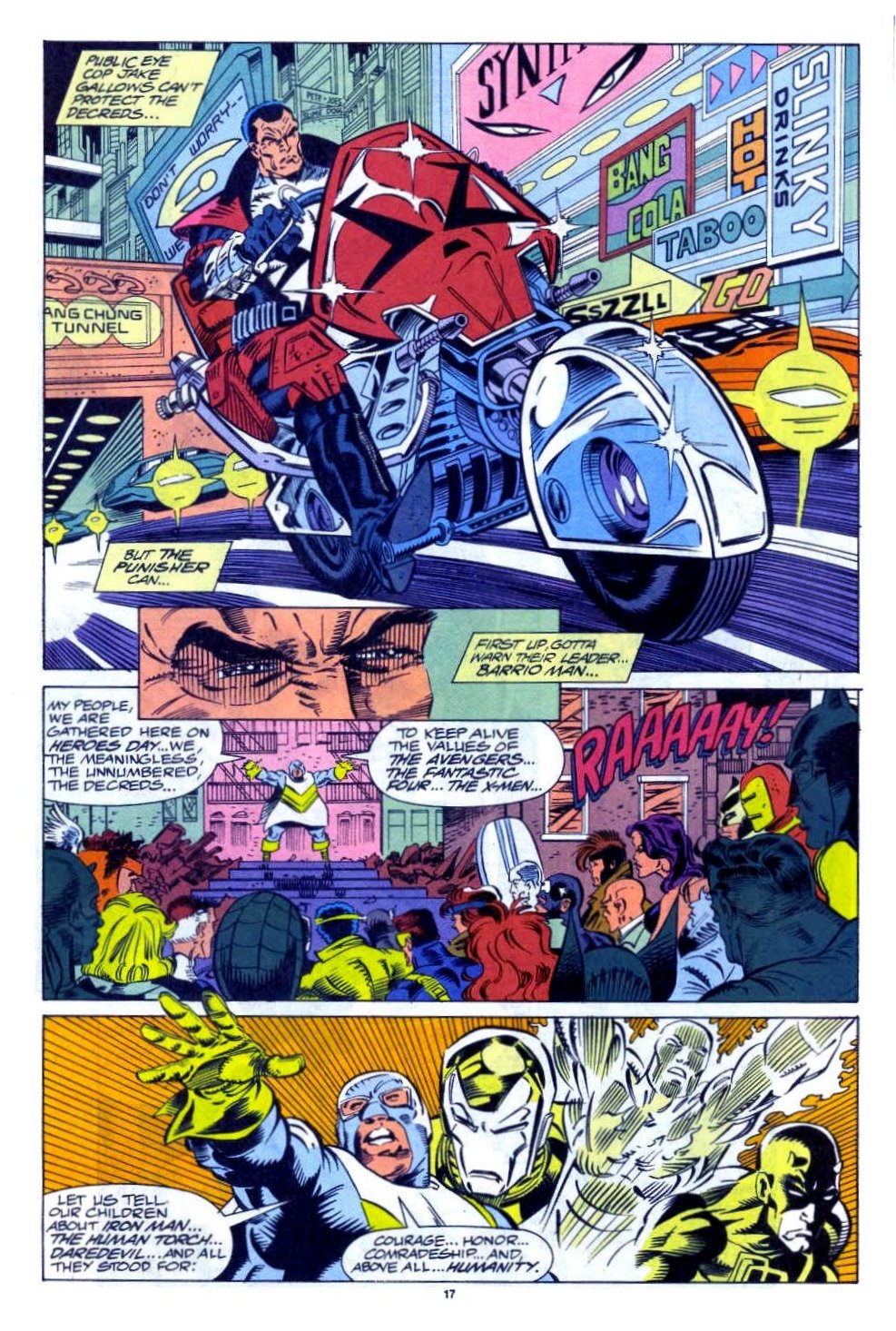 Read online Punisher 2099 comic -  Issue #4 - 16