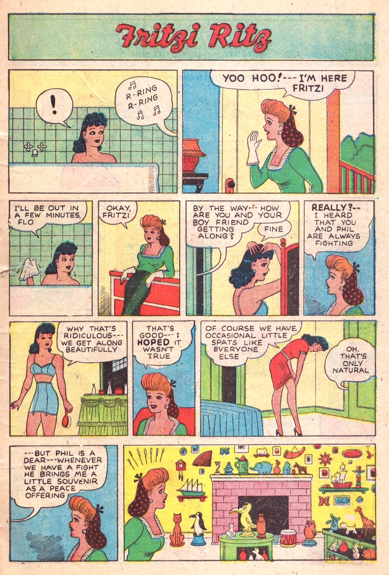Read online Fritzi Ritz (1953) comic -  Issue #1 - 5