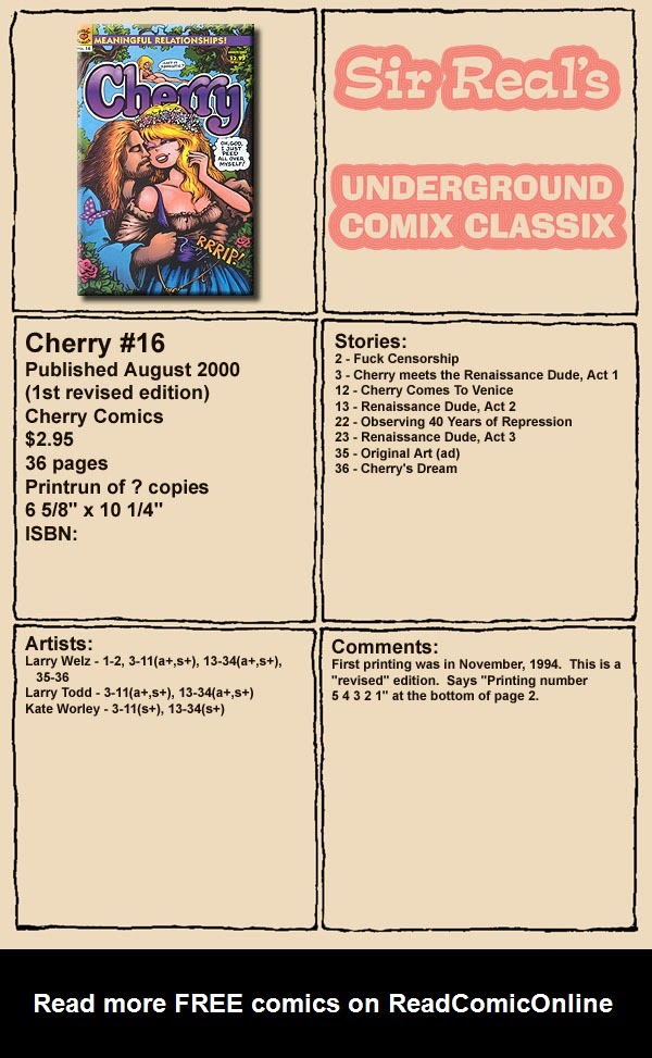 Cherry Poptart/Cherry issue 16 - Page 1
