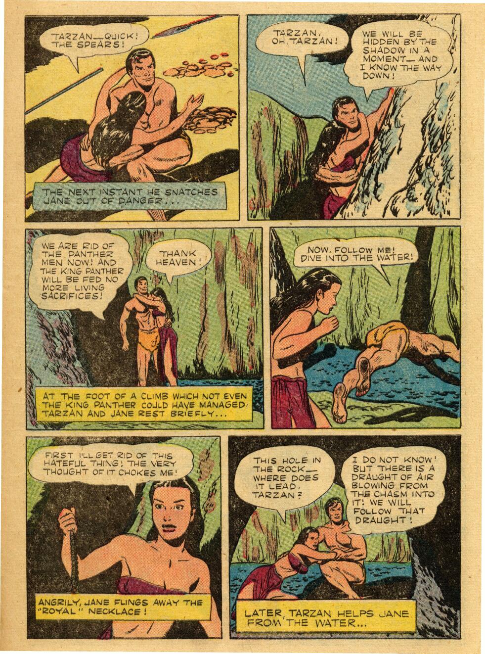 Read online Tarzan (1948) comic -  Issue #53 - 17