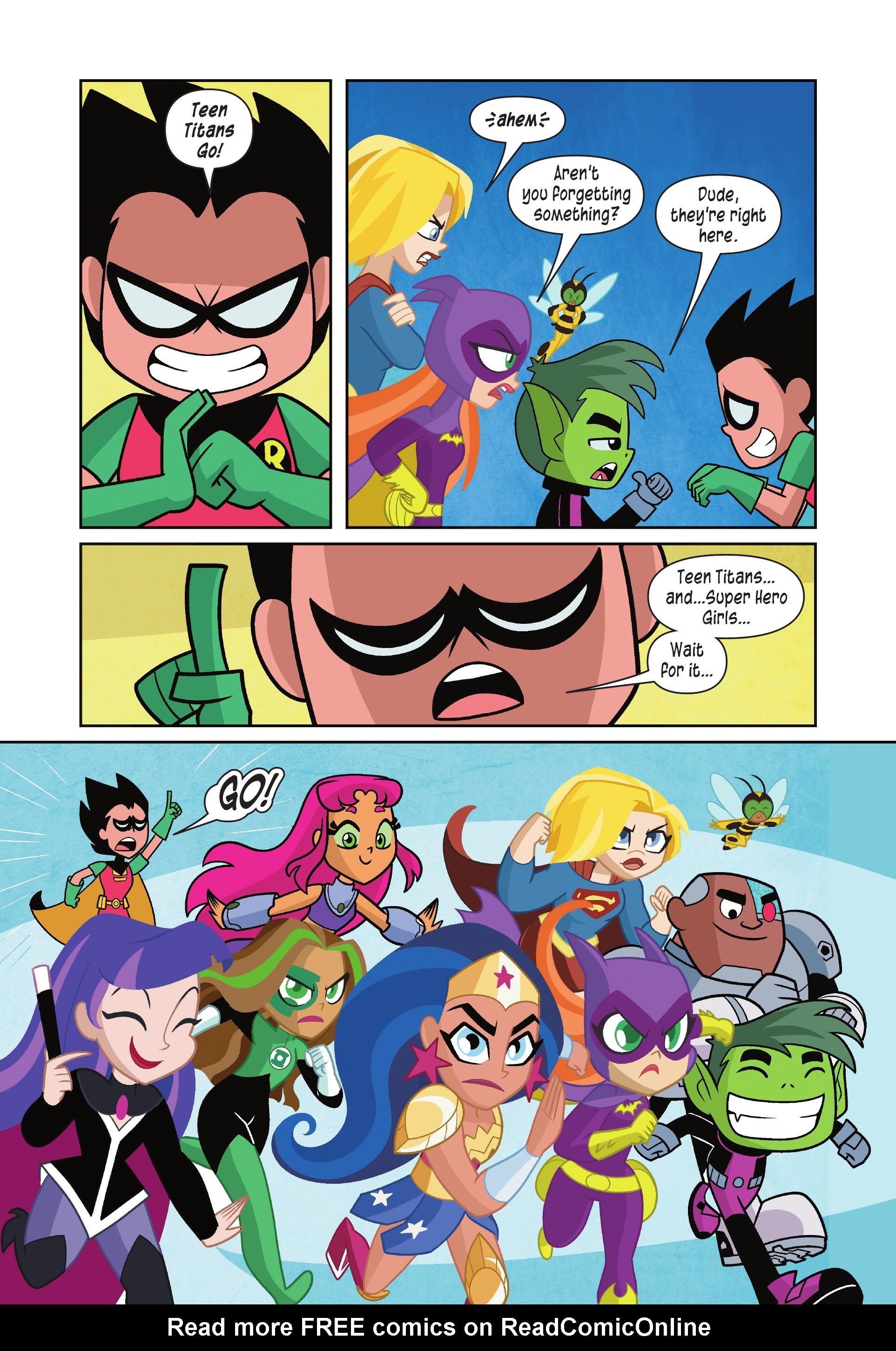 Read online Teen Titans Go!/DC Super Hero Girls: Exchange Students comic -  Issue # TPB (Part 2) - 35
