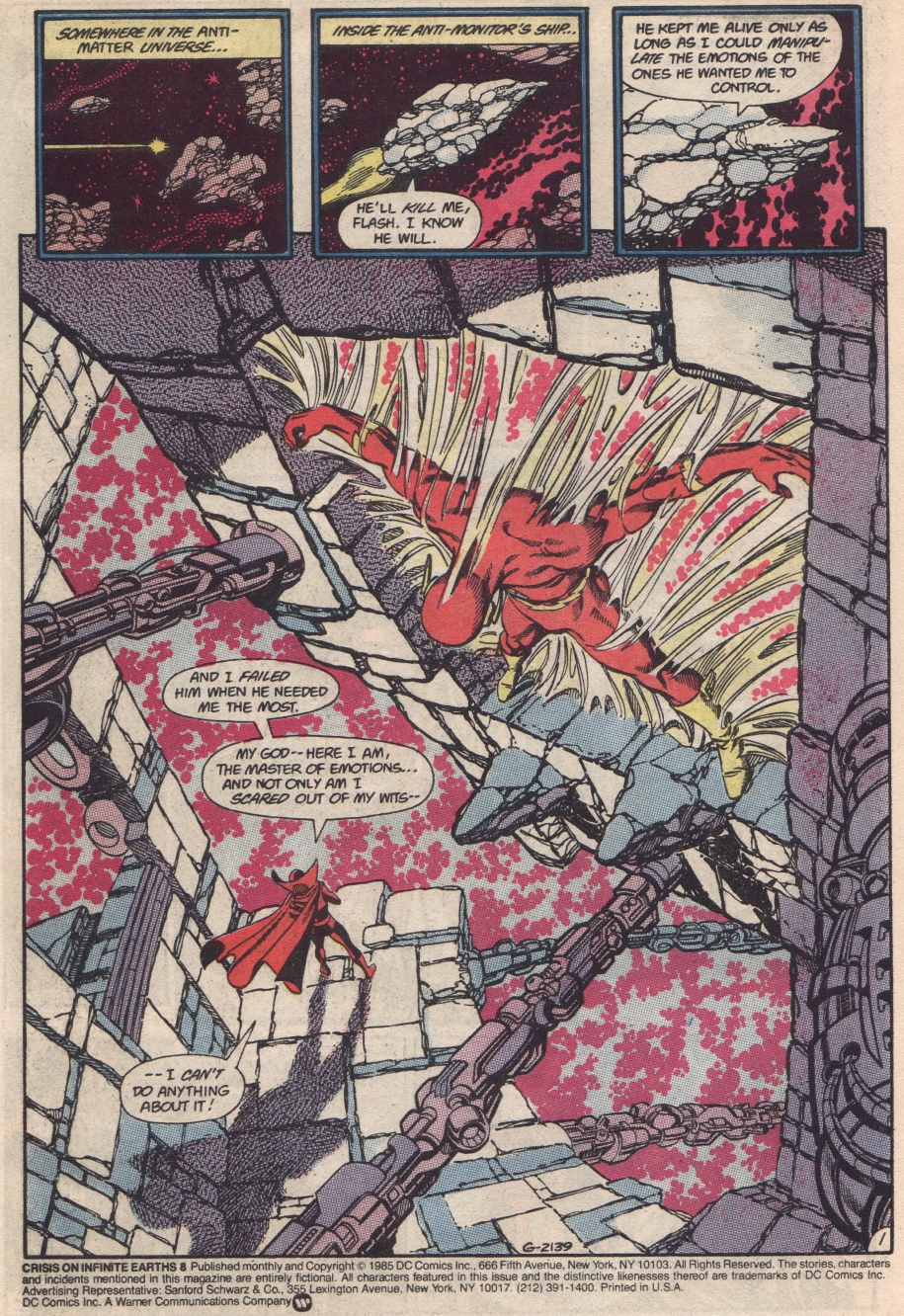Read online Crisis on Infinite Earths (1985) comic -  Issue #8 - 2