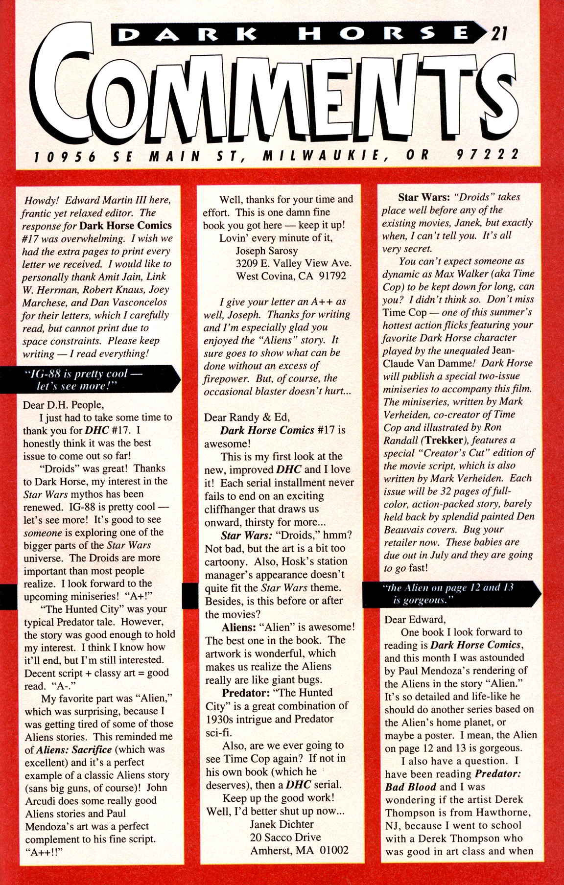 Read online Dark Horse Comics comic -  Issue #21 - 29