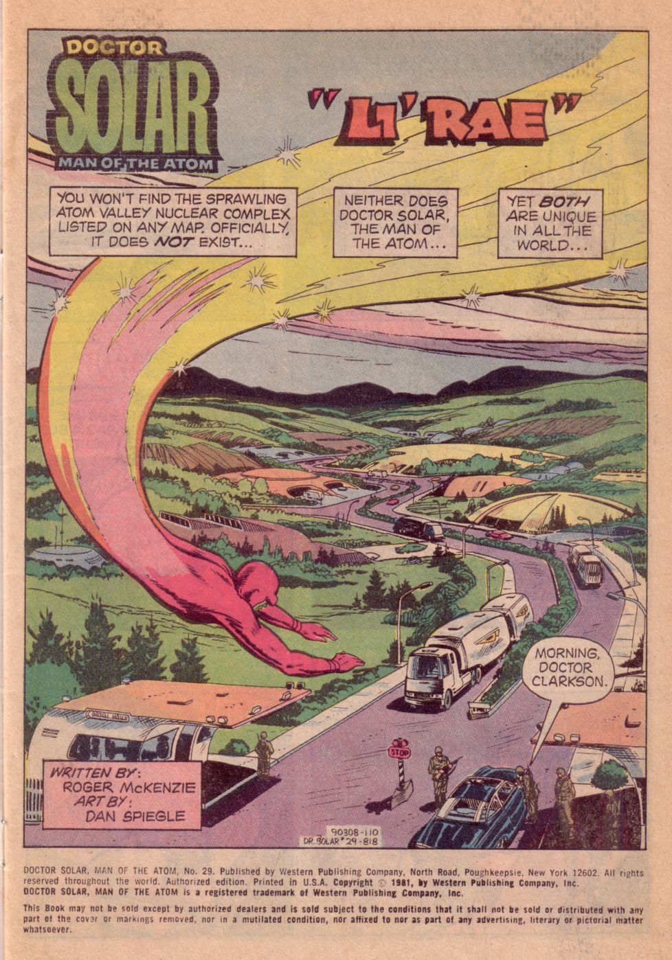 Read online Doctor Solar, Man of the Atom (1962) comic Issue 29