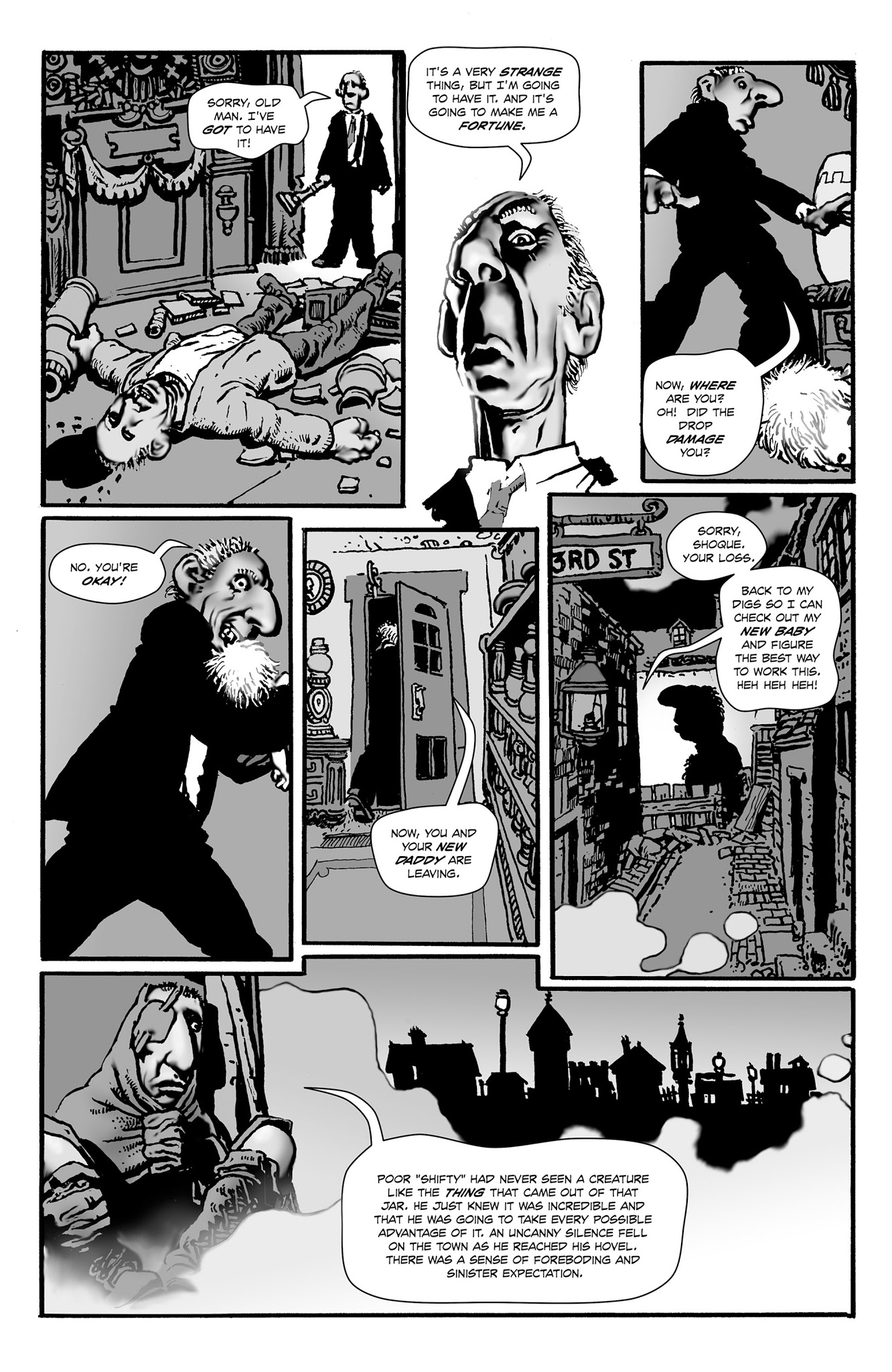 Read online Shadows on the Grave comic -  Issue #8 - 9