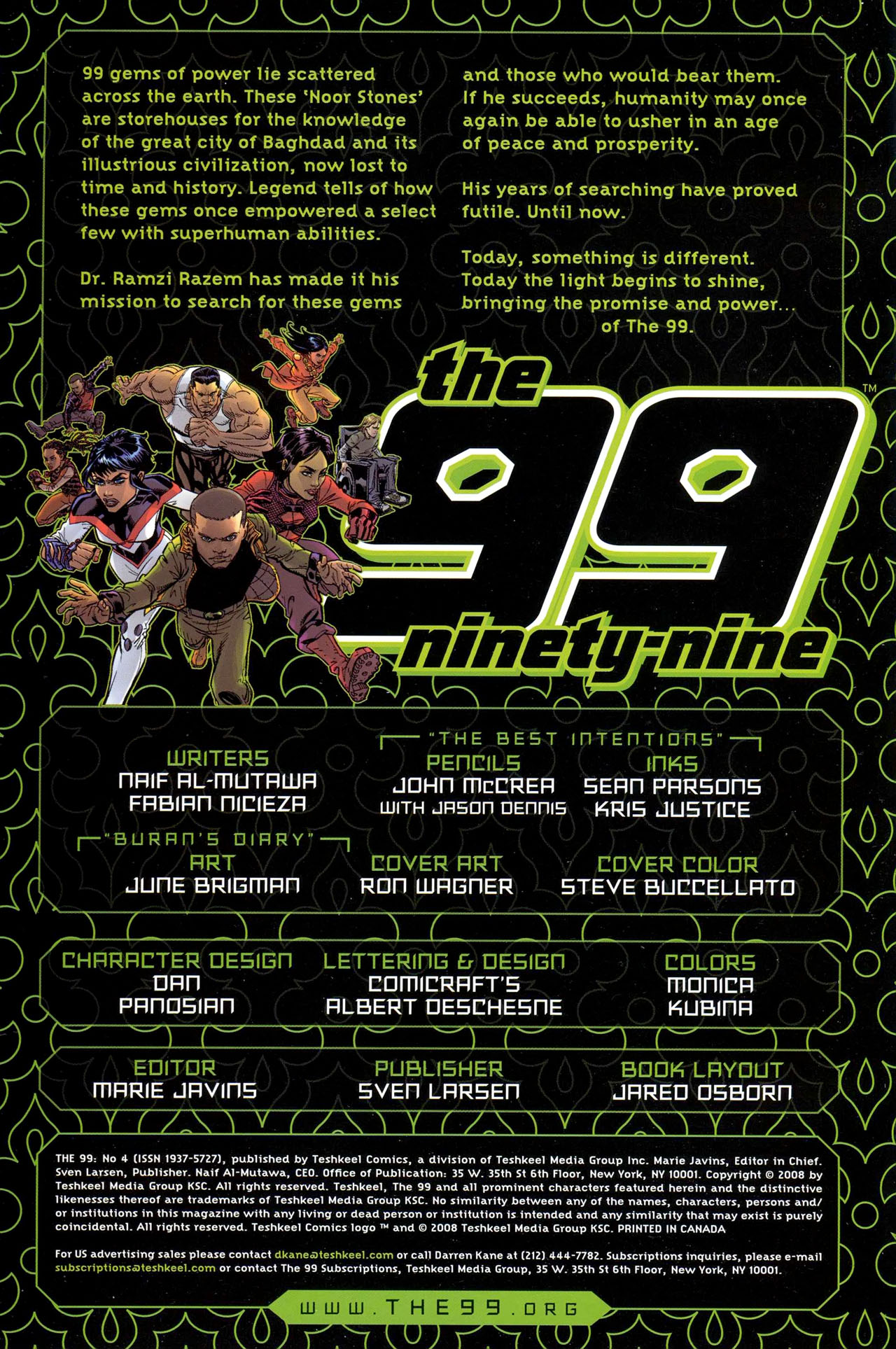Read online The 99 comic -  Issue #4 - 2