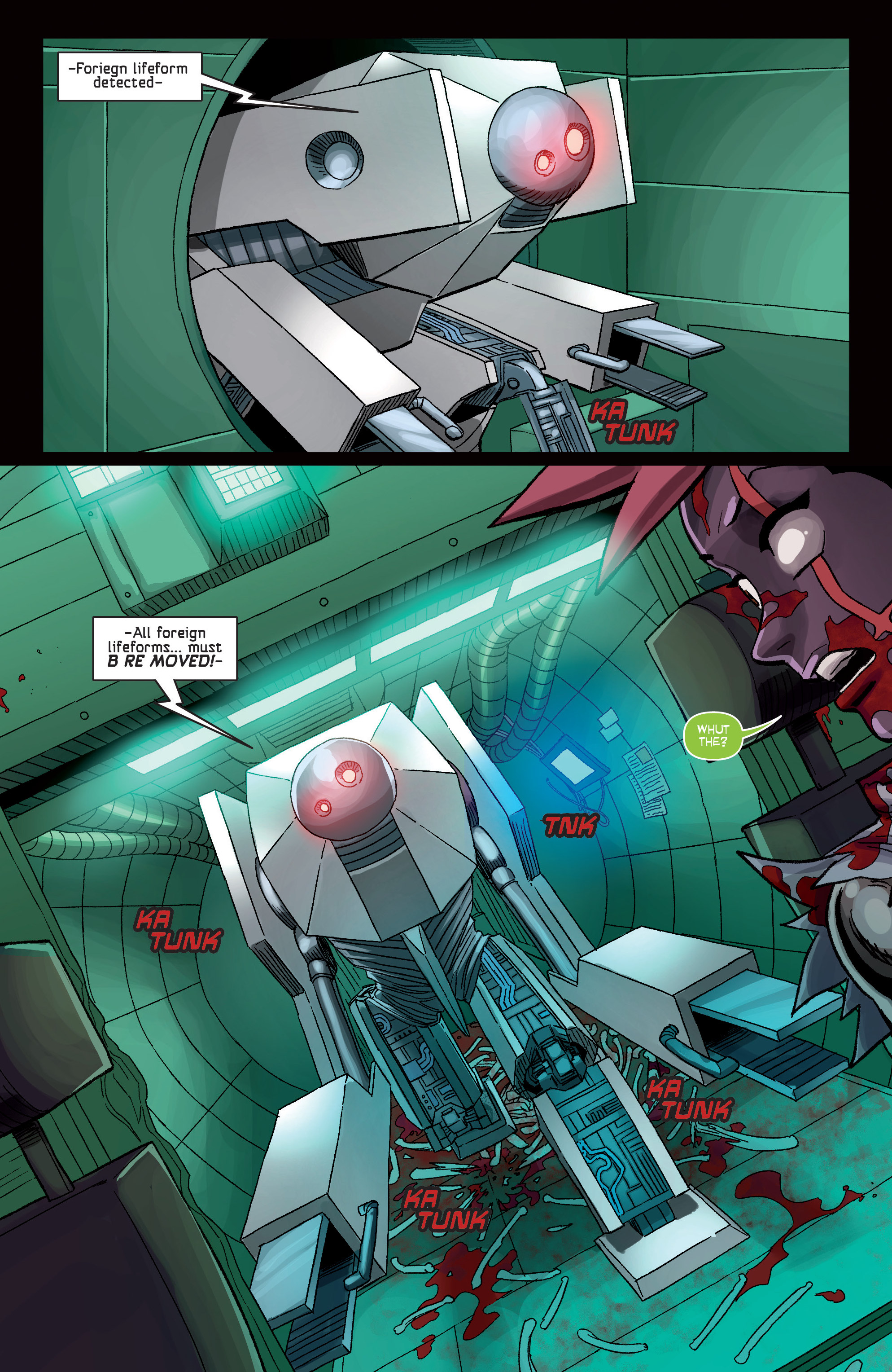 Read online Amalgama: Space Zombie comic -  Issue #1 - 17