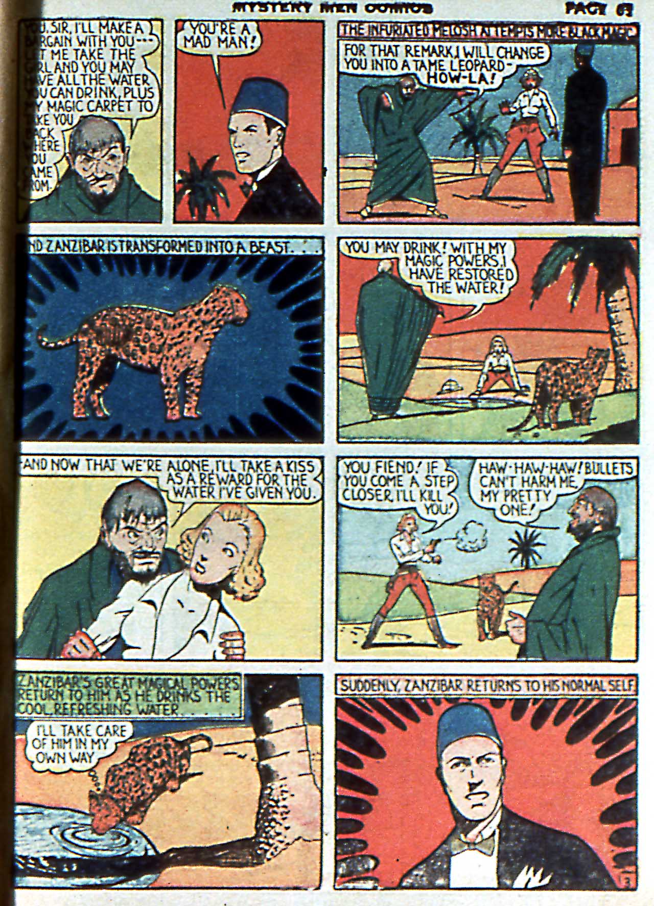 Read online Mystery Men Comics comic -  Issue #7 - 65
