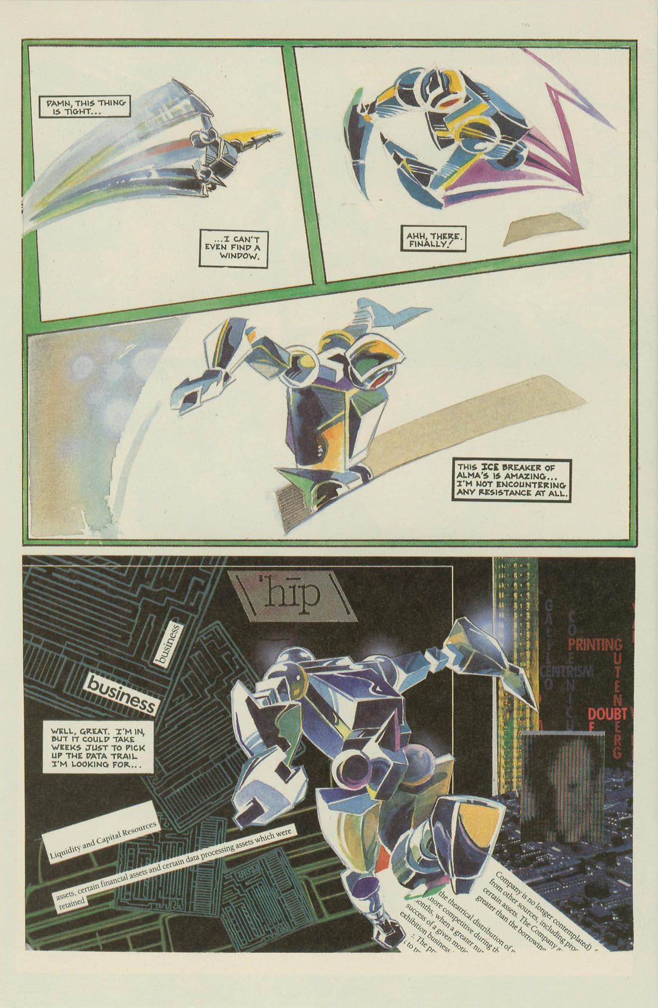 Read online Cyberpunk (1989) comic -  Issue #1 - 22