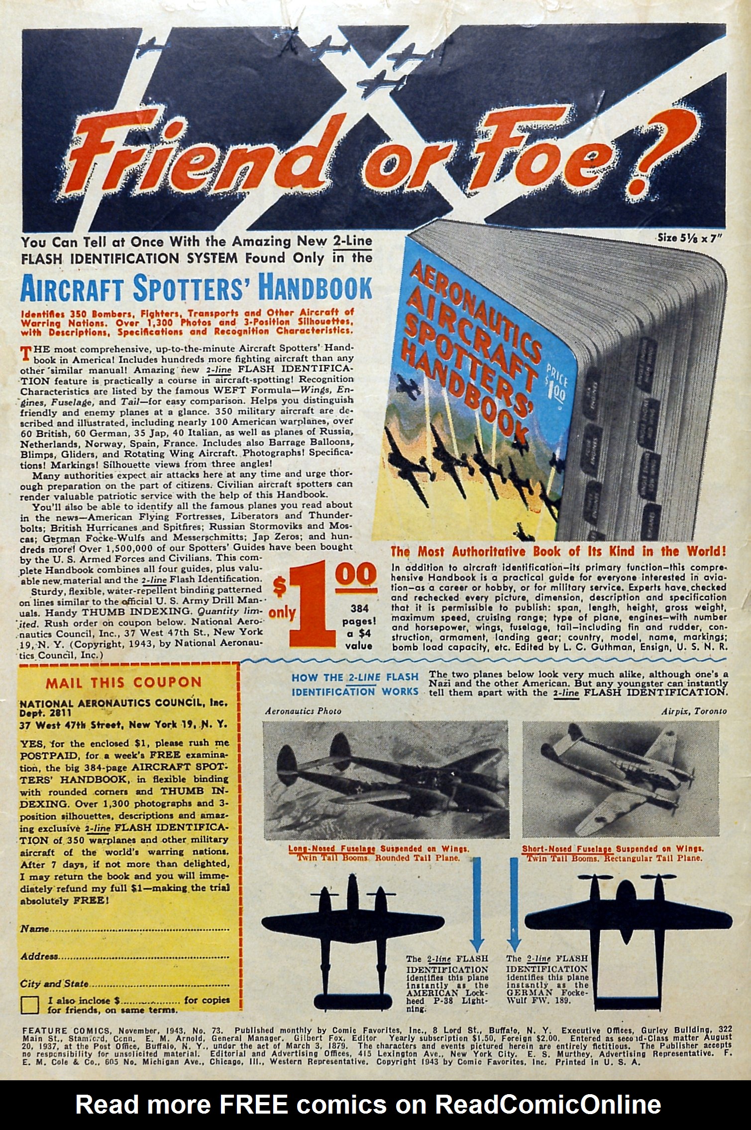 Read online Feature Comics comic -  Issue #73 - 2