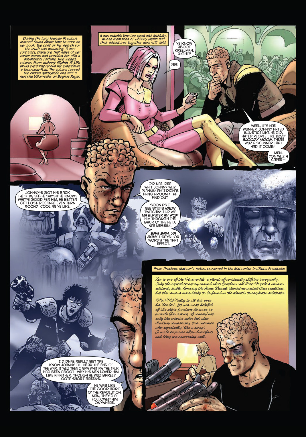Read online Strontium Dog: The Life and Death of Johnny Alpha: The Project comic -  Issue # TPB - 56