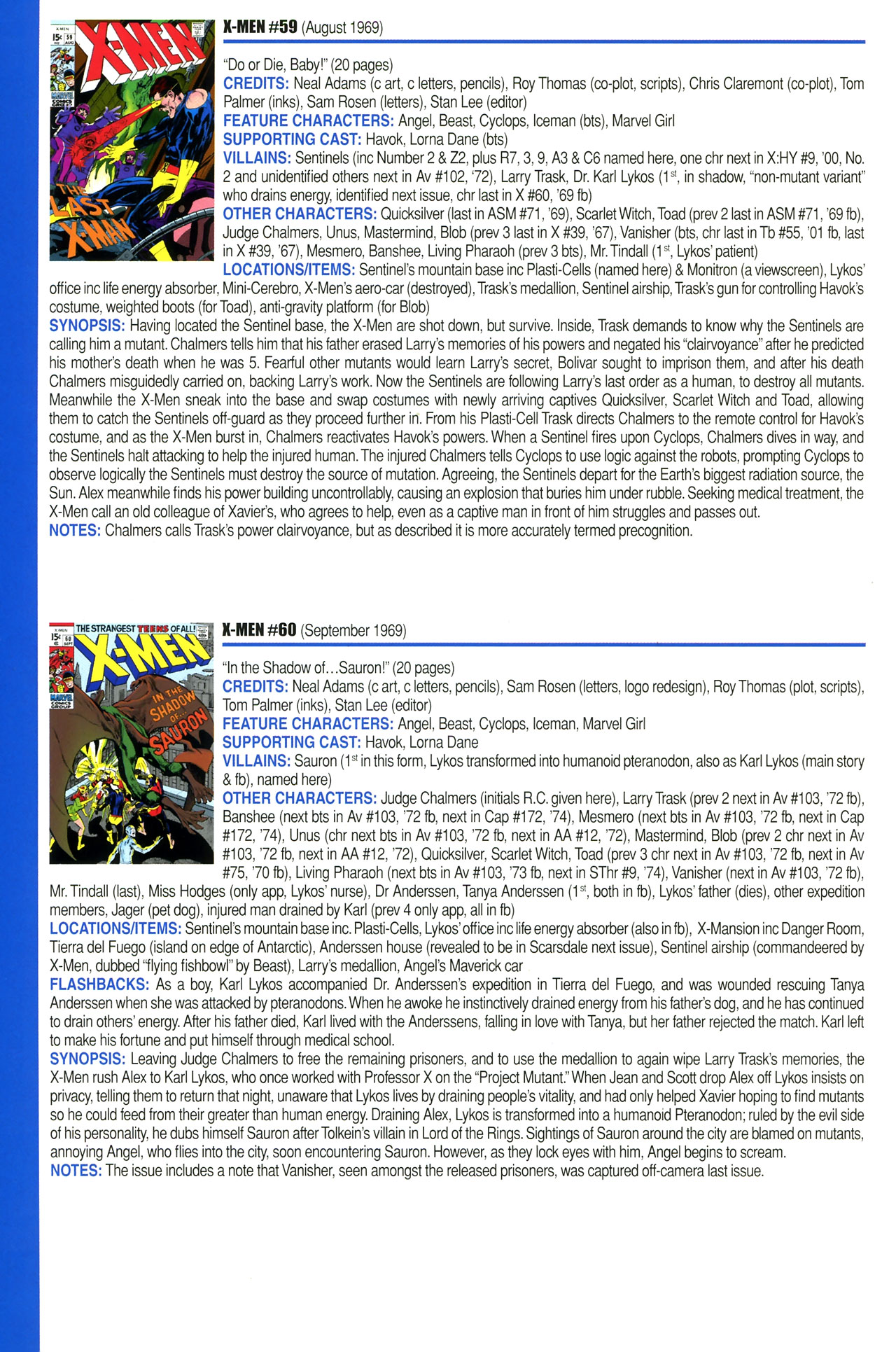 Read online Official Index to the Marvel Universe comic -  Issue #2 - 50
