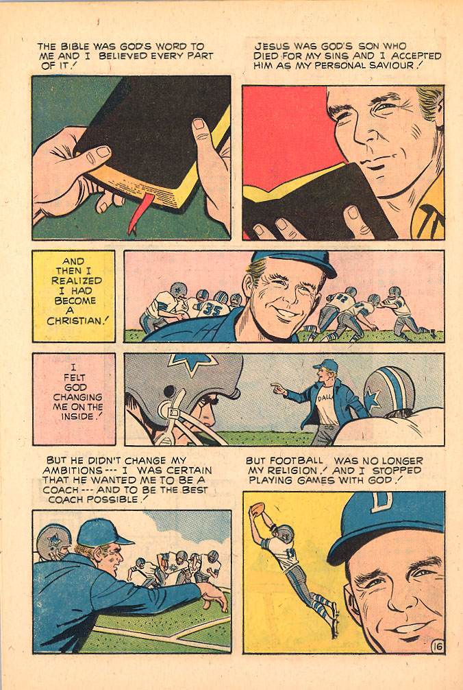 Read online Tom Landry and the Dallas Cowboys comic -  Issue # Full - 18