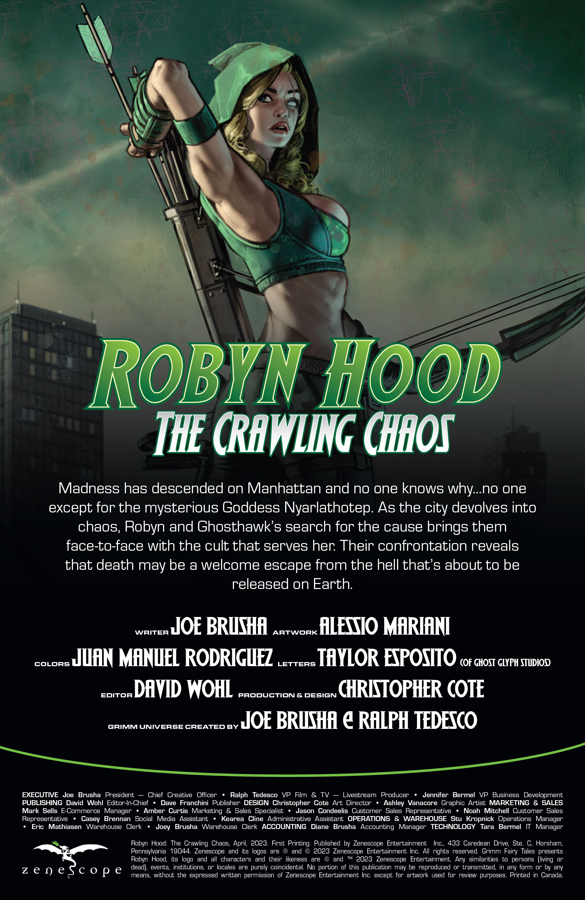 Read online Robyn Hood: The Crawling Chaos comic -  Issue # Full - 2