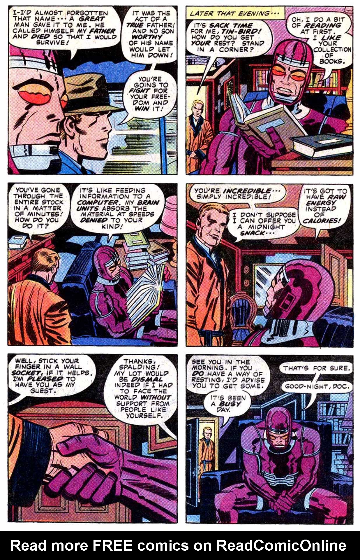 Read online Machine Man (1978) comic -  Issue #7 - 11