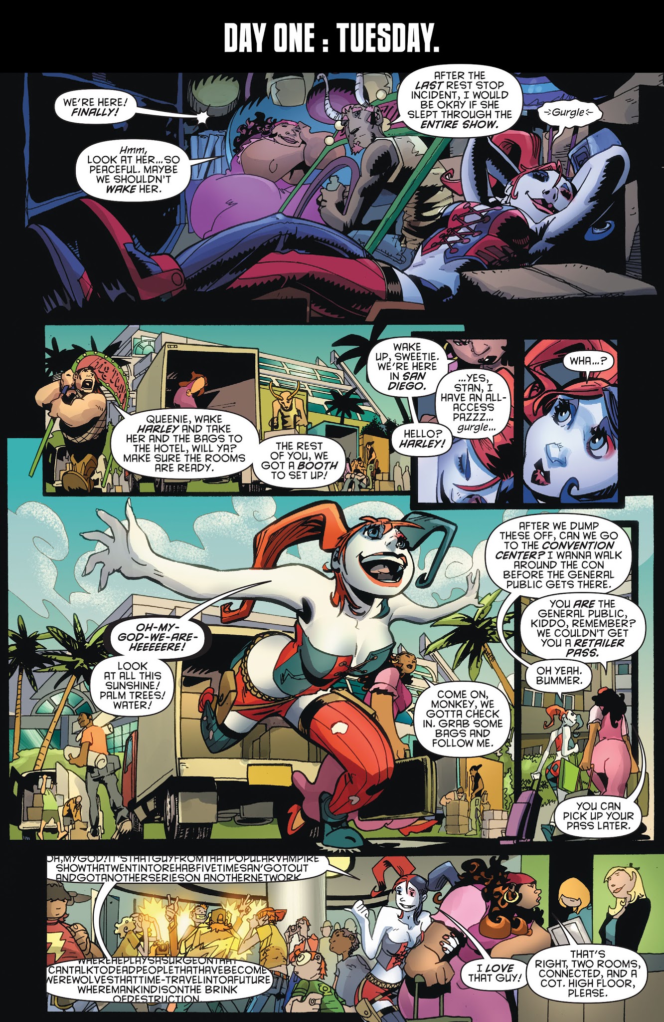 Read online Harley Quinn Invades Comic-Con International: San Diego comic -  Issue # Full - 5