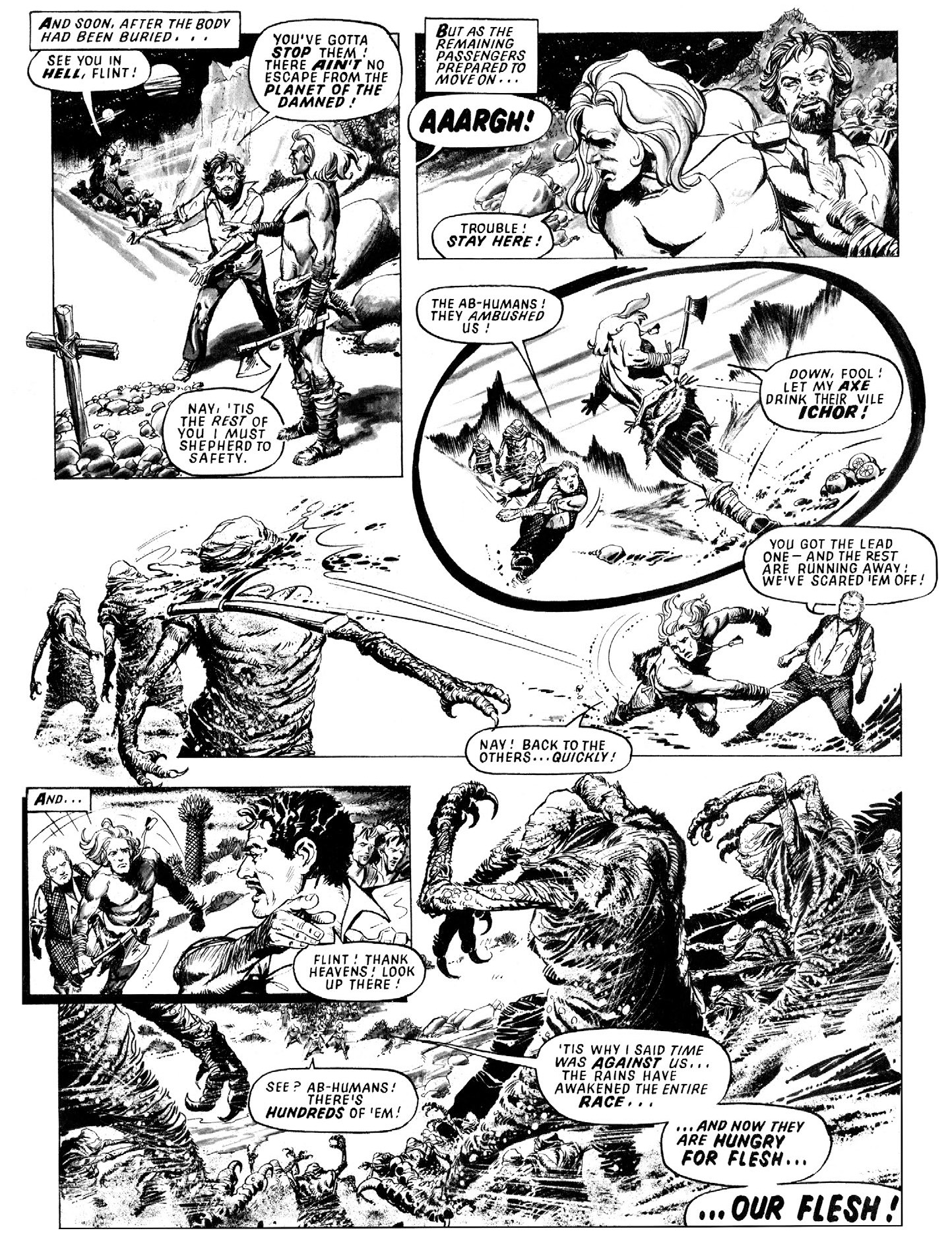 Read online Planet of the Damned & Death Planet comic -  Issue # TPB - 16