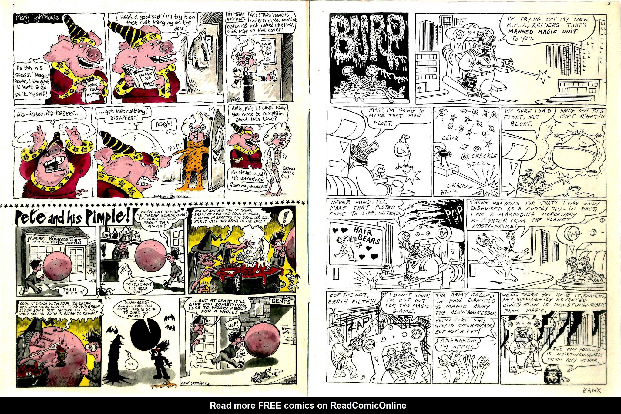 Read online Oink! comic -  Issue #22 - 2