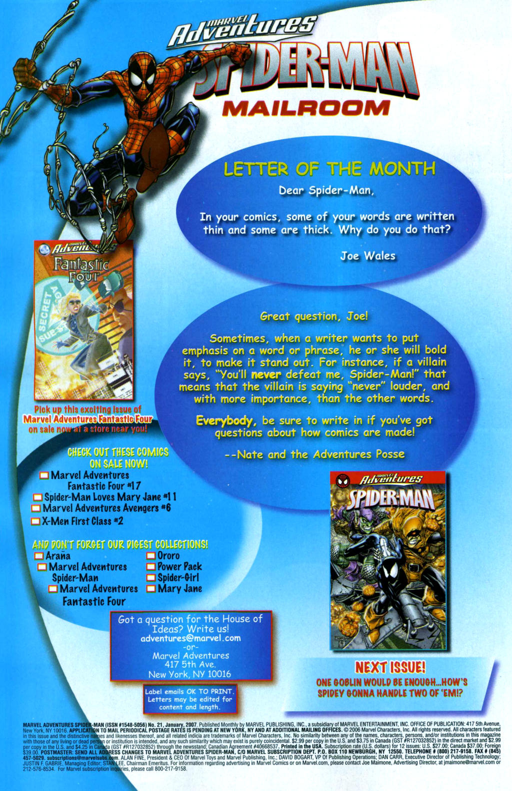 Read online Marvel Adventures Spider-Man (2005) comic -  Issue #21 - 24
