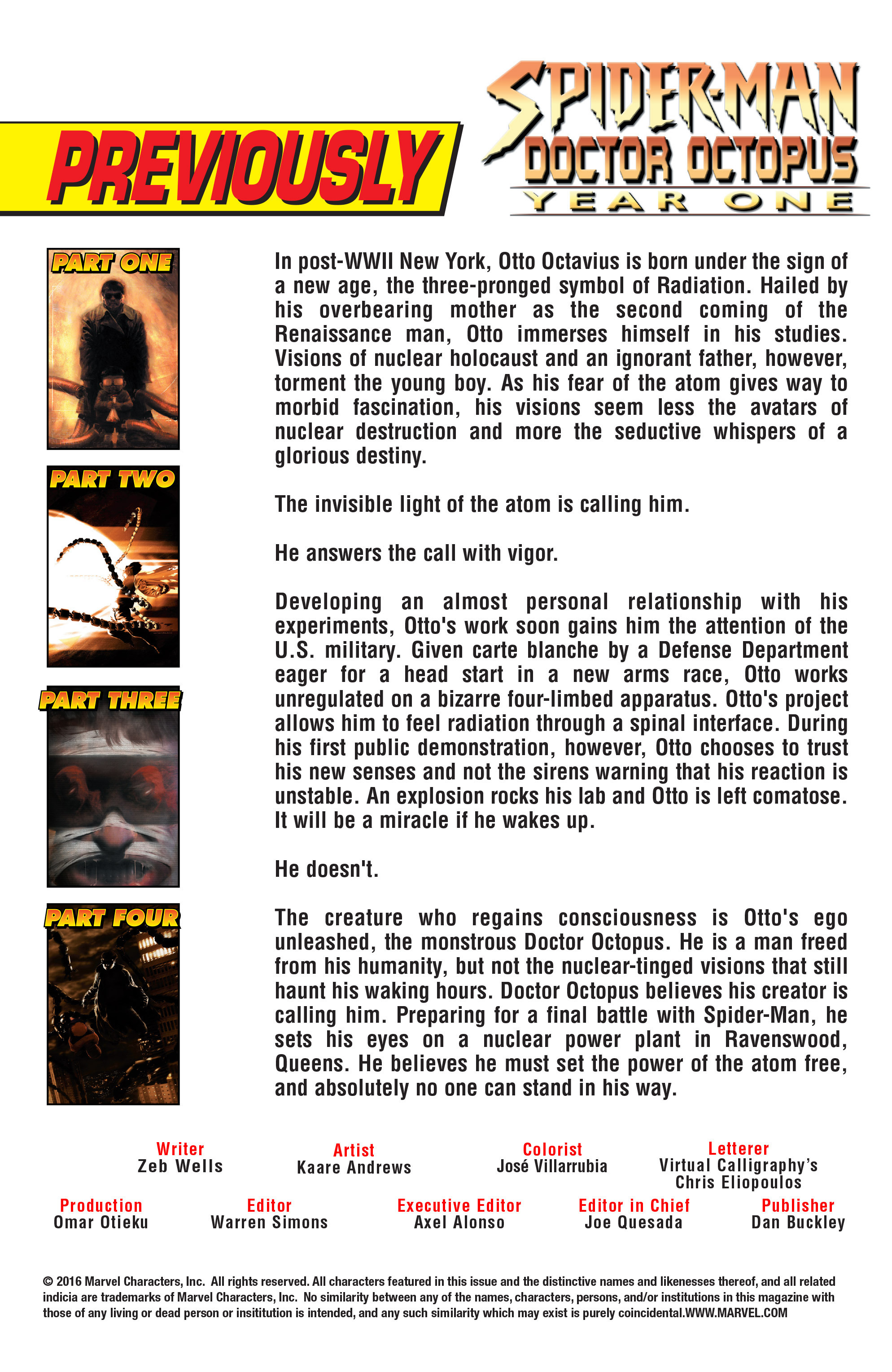 Read online Spider-Man/Doctor Octopus: Year One comic -  Issue #5 - 2