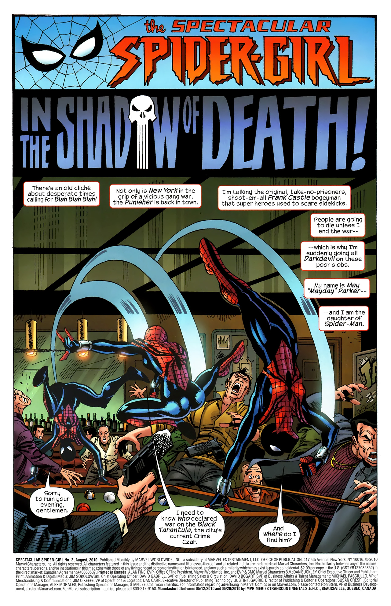 Read online Spectacular Spider-Girl comic -  Issue #2 - 2