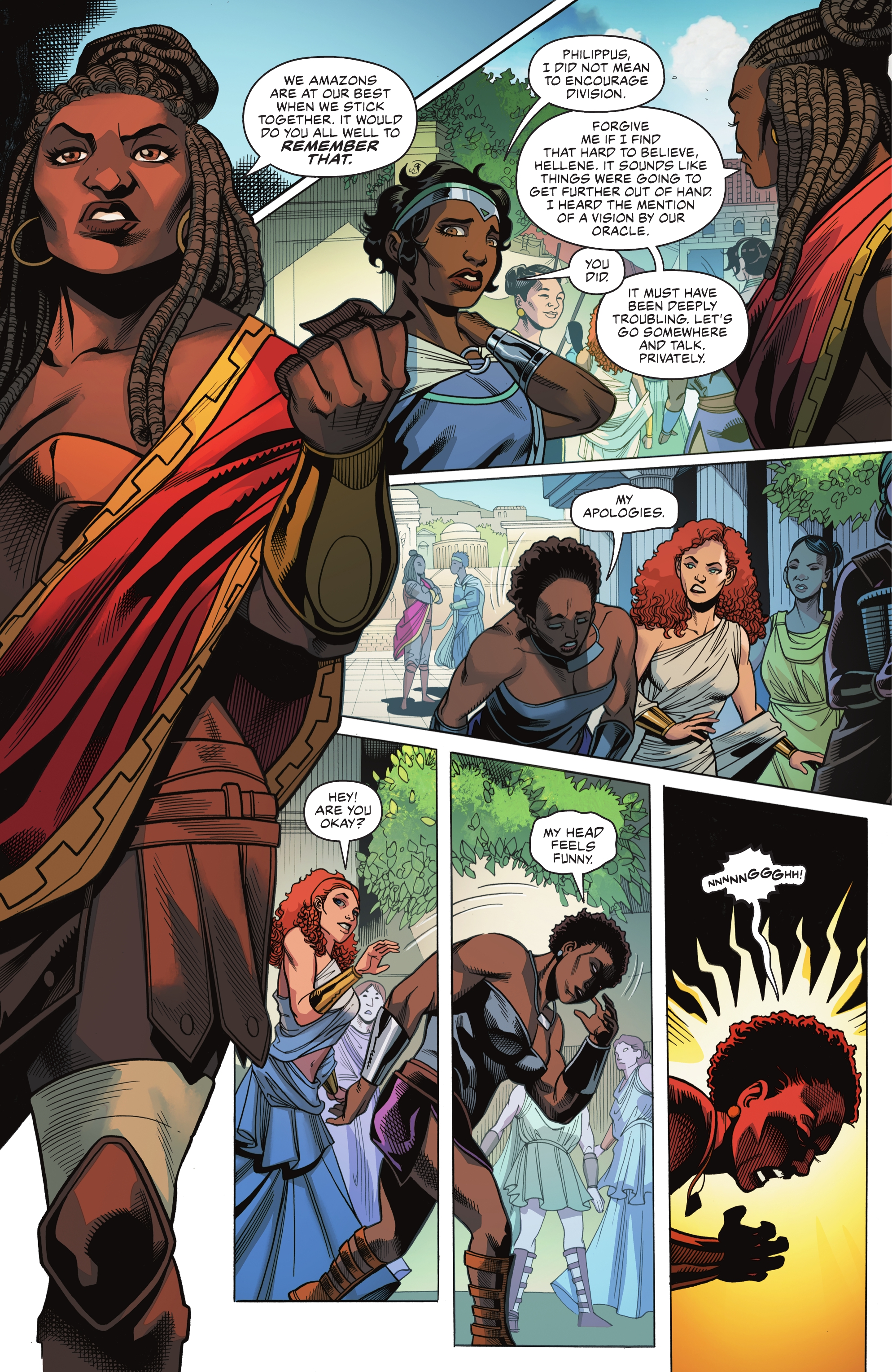 Read online Nubia & the Amazons comic -  Issue #3 - 8