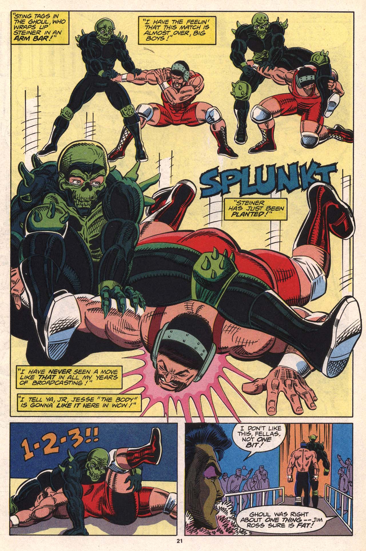 Read online WCW World Championship Wrestling comic -  Issue #9 - 23