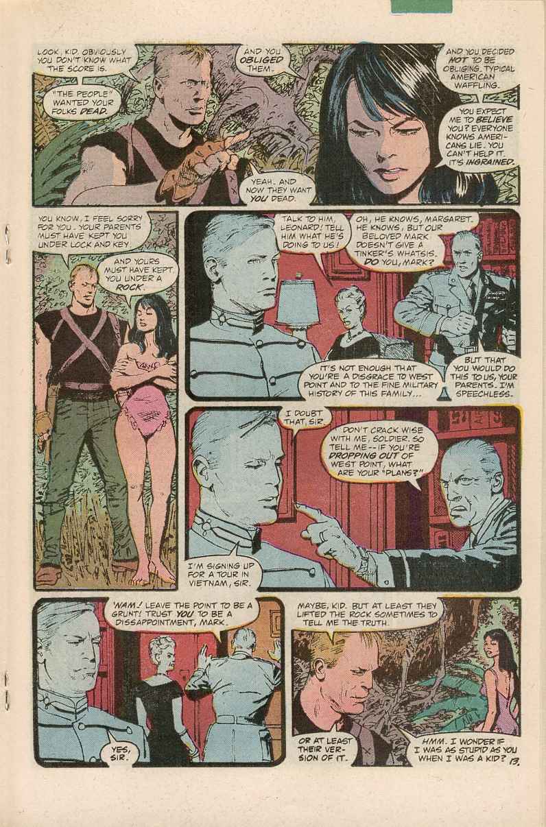 Read online Mark Hazzard: Merc comic -  Issue #1 - 14