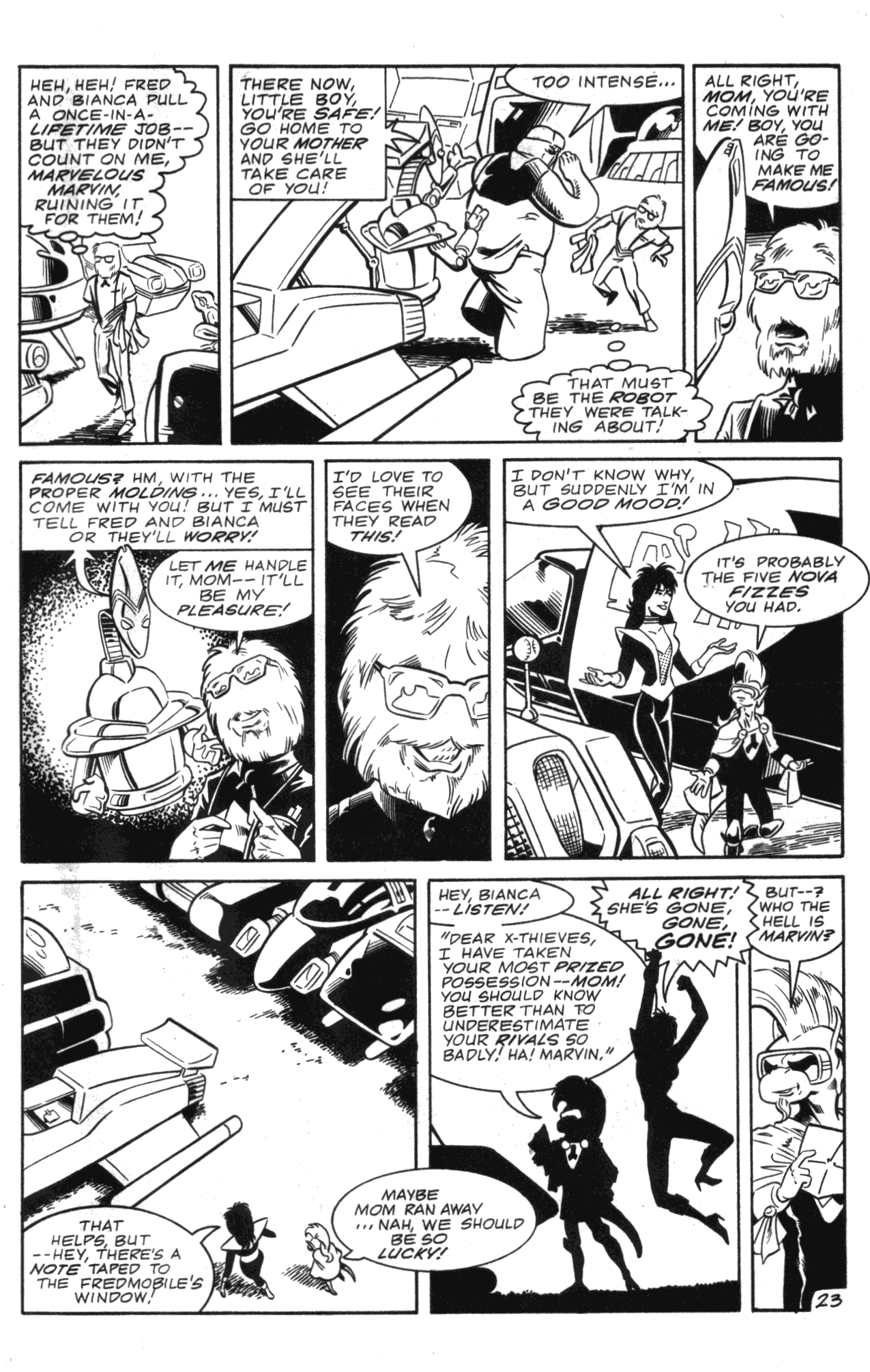 Read online Aristocratic Xtraterrestrial Time-Traveling Thieves comic -  Issue #3 - 25