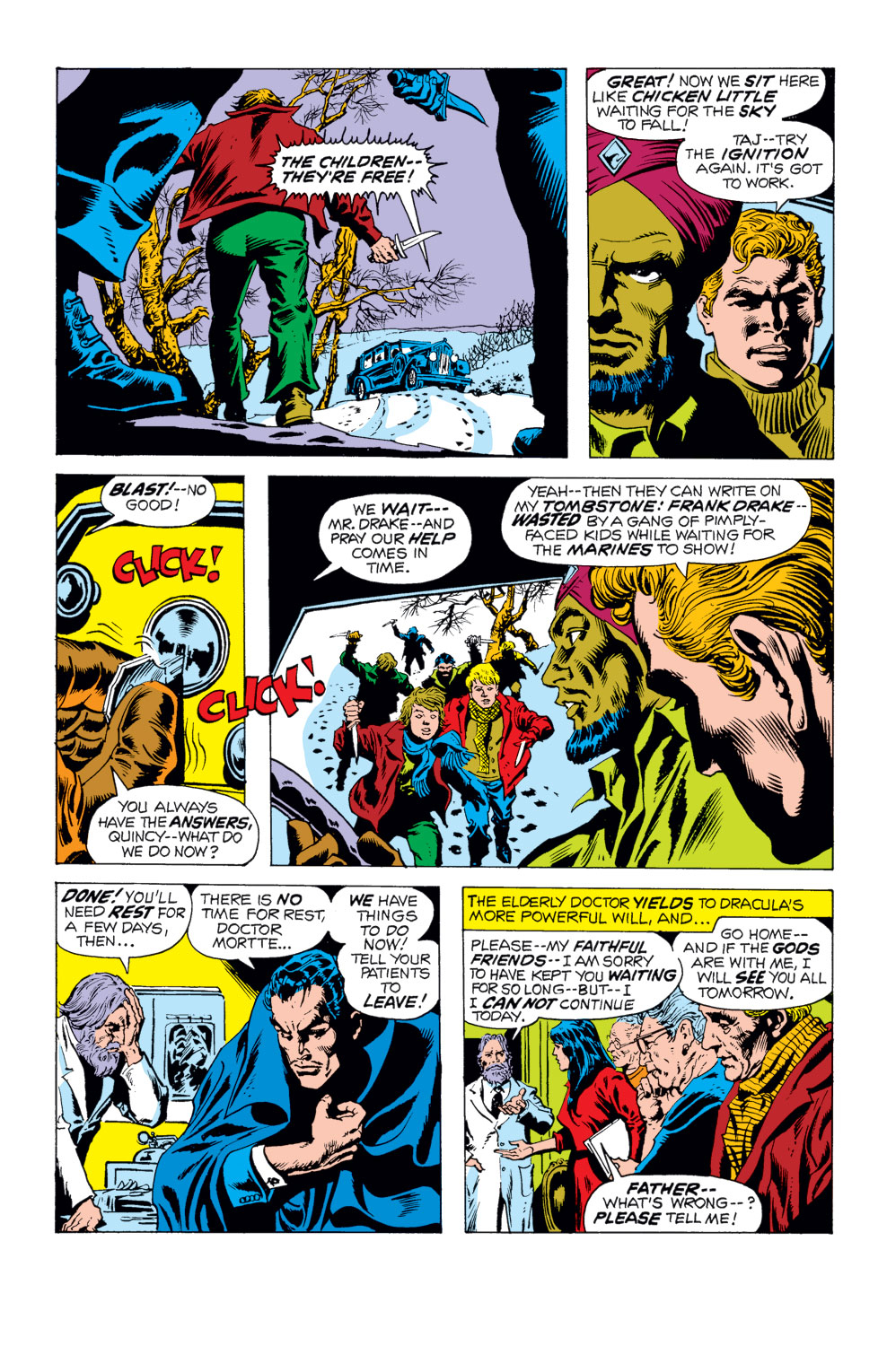 Read online Tomb of Dracula (1972) comic -  Issue #8 - 9