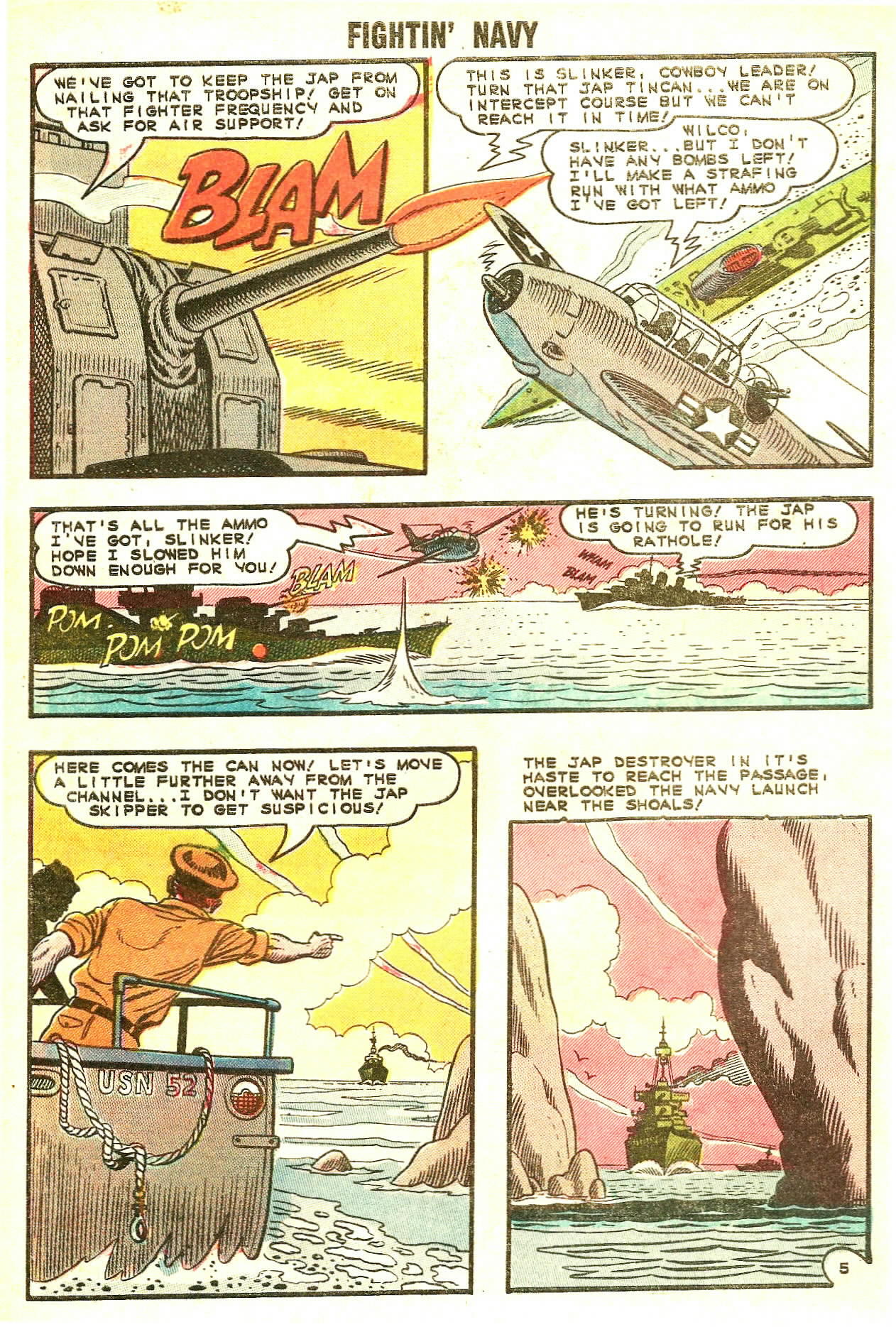 Read online Fightin' Navy comic -  Issue #120 - 8